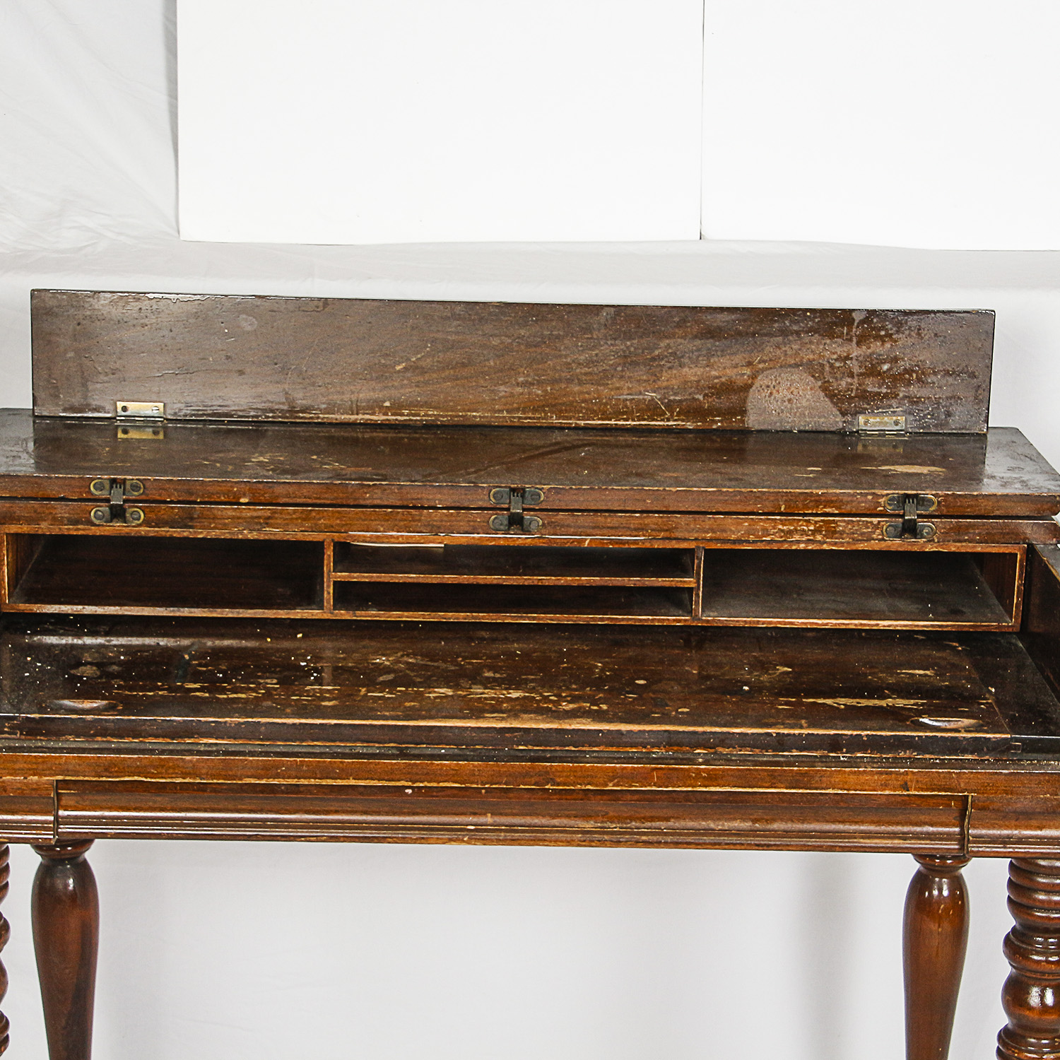 Vintage Wooden Spinet Desk