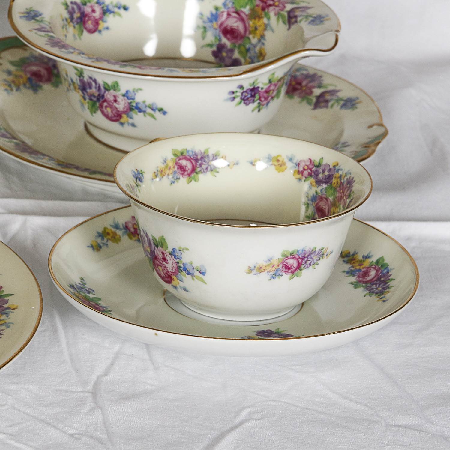 Vintage Floral Porcelain Tableware