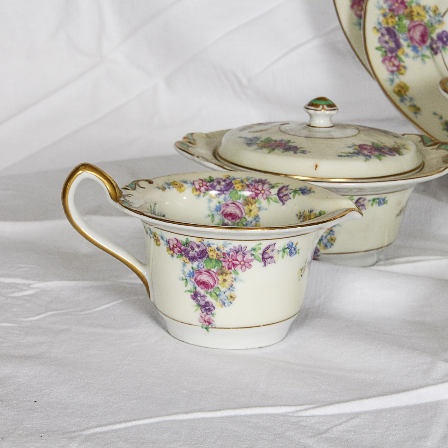 Vintage Floral Porcelain Tableware