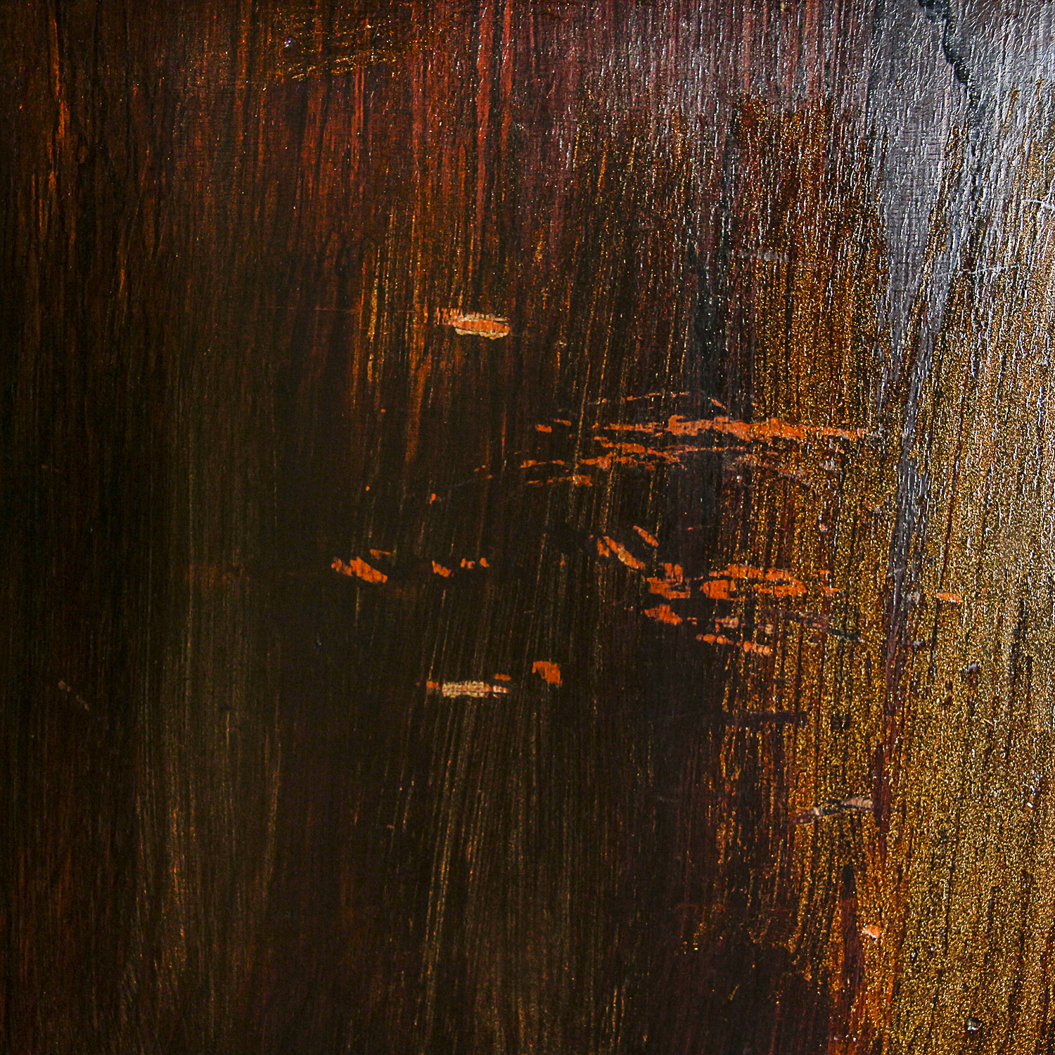 Antique Demilune Curio Cabinet