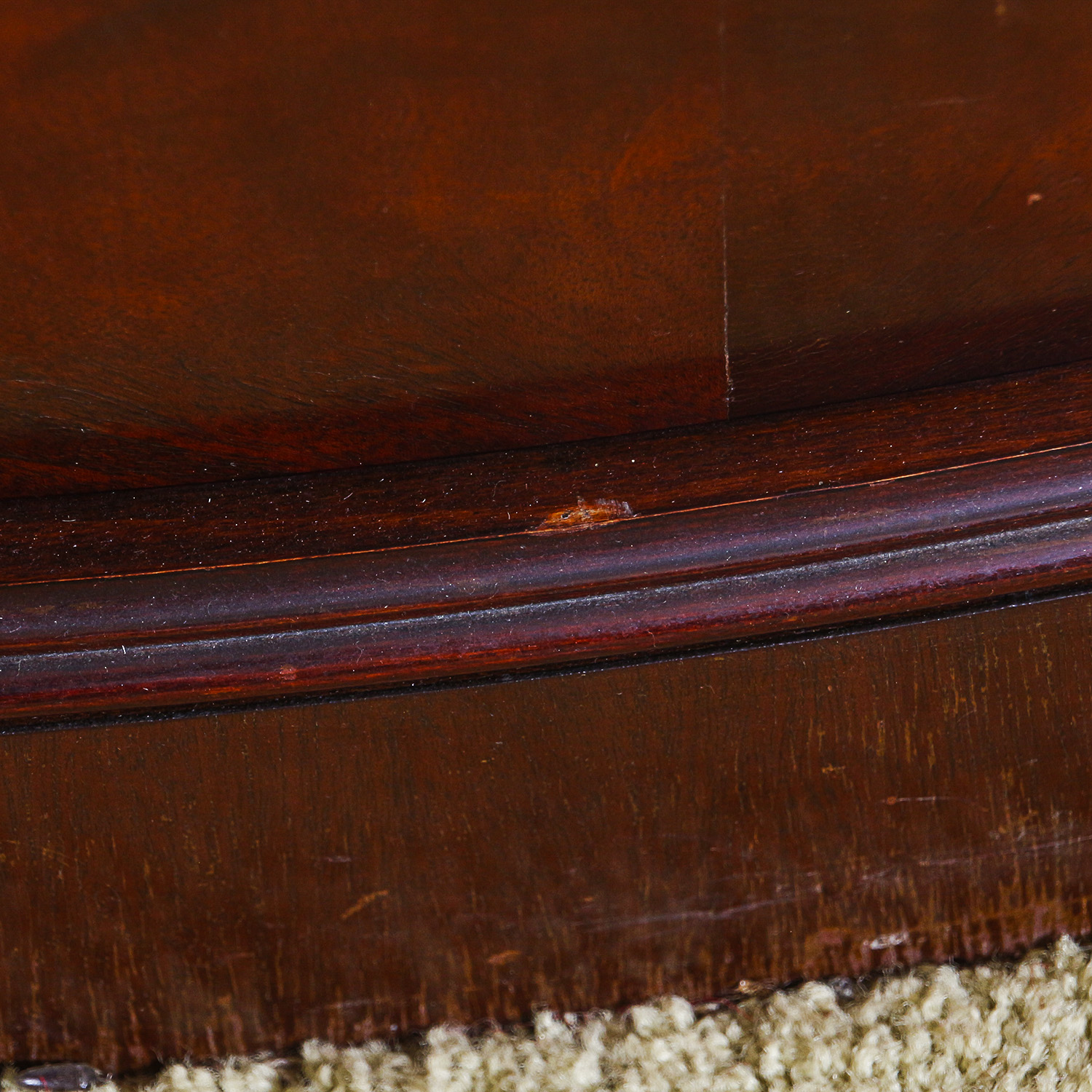 Vintage Georgian Style Mahogany China Cabinet