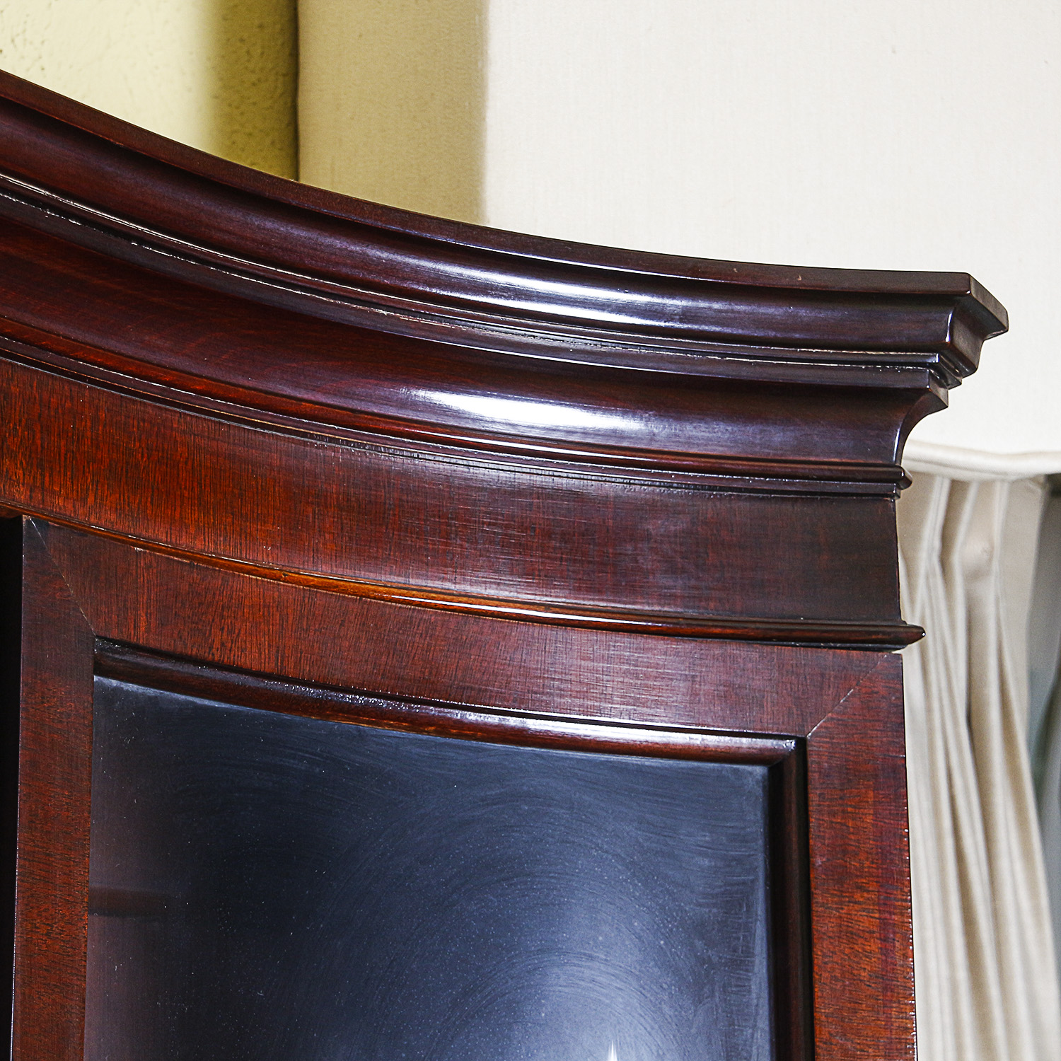 Vintage Georgian Style Mahogany China Cabinet
