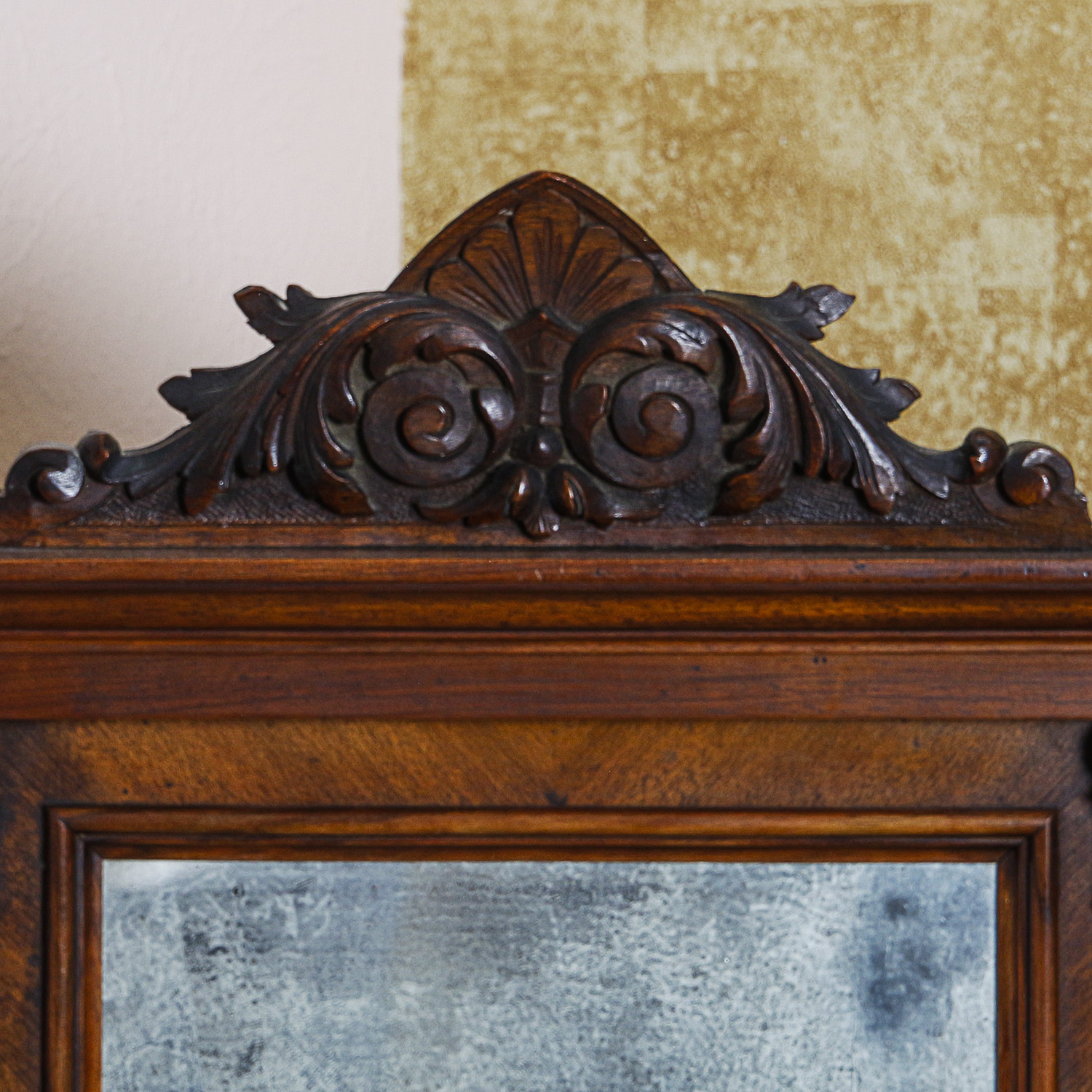 Antique Victorian Marble Top Washstand with Mirror