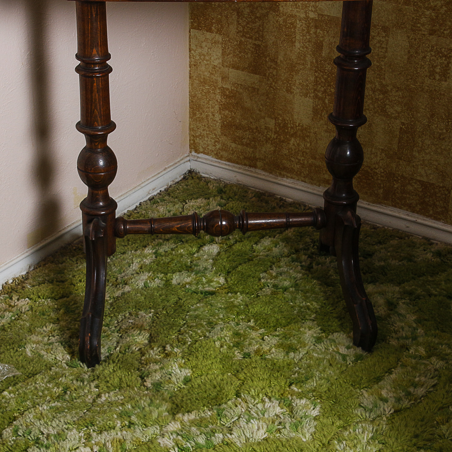 Antique Victorian Marble Top Washstand with Mirror