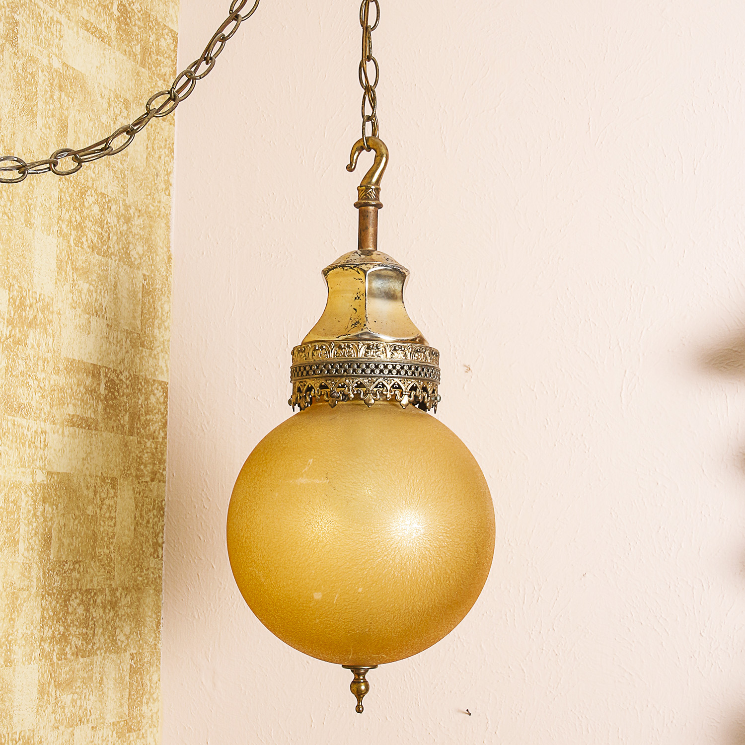 Vintage Moroccan-Style Pendant Swag Light Fixture