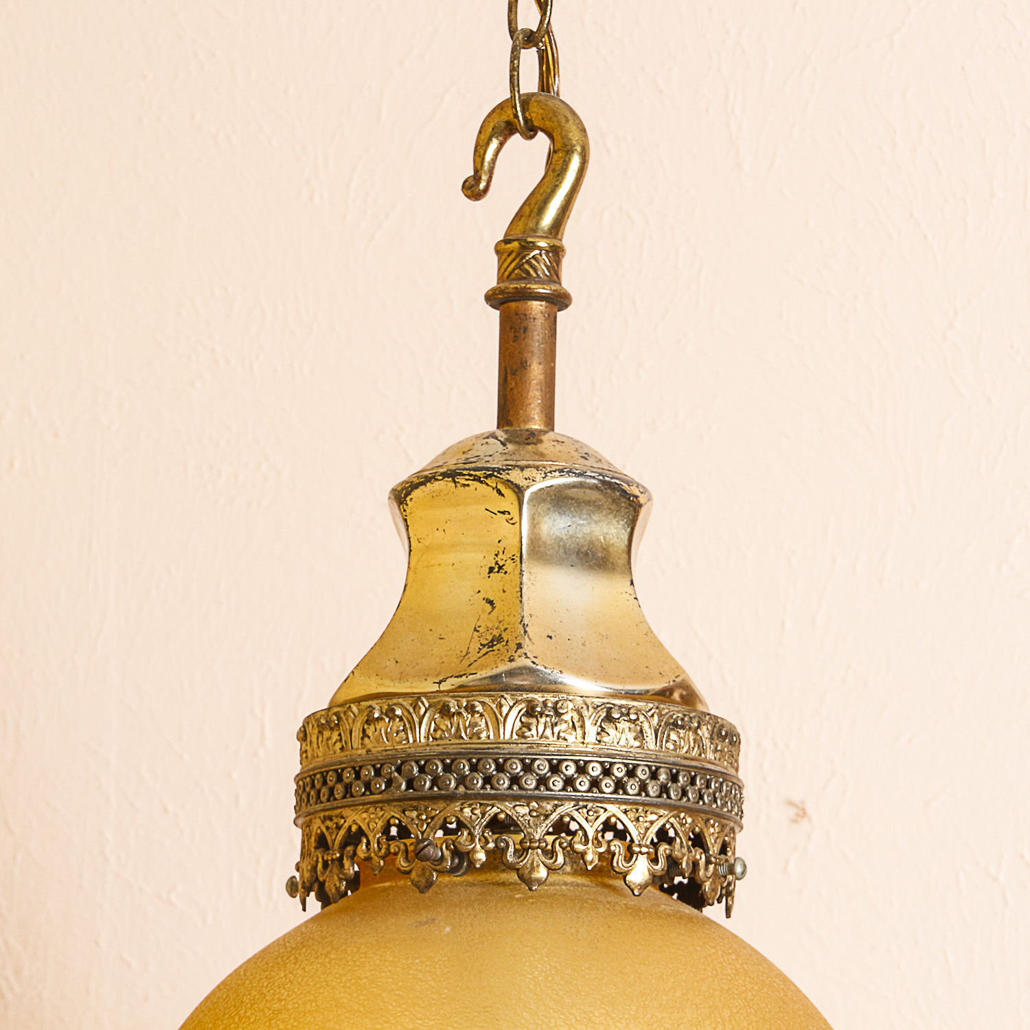 Vintage Moroccan-Style Pendant Swag Light Fixture