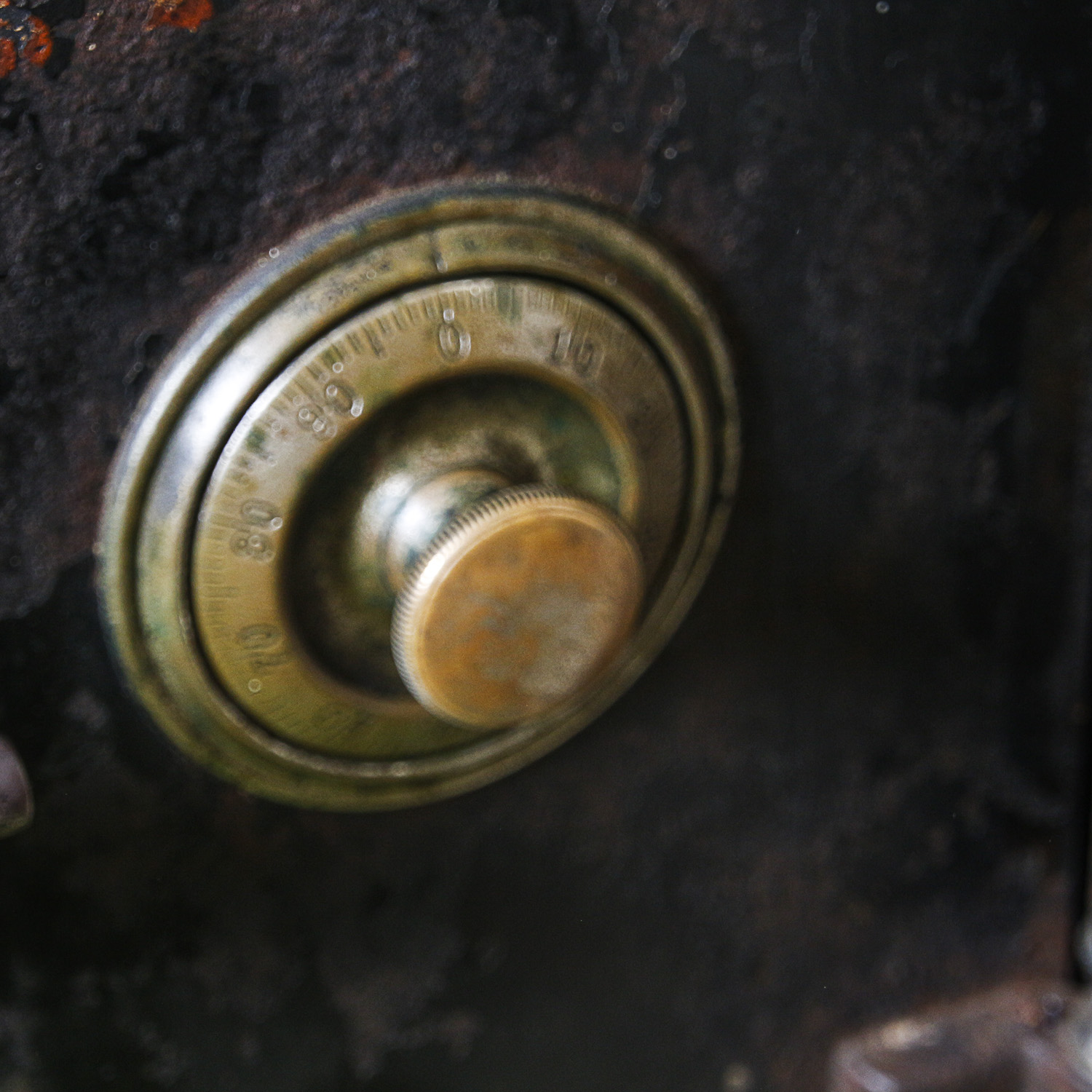 Antique Alpine Safe & Lock Co. Cast Iron Floor Safe