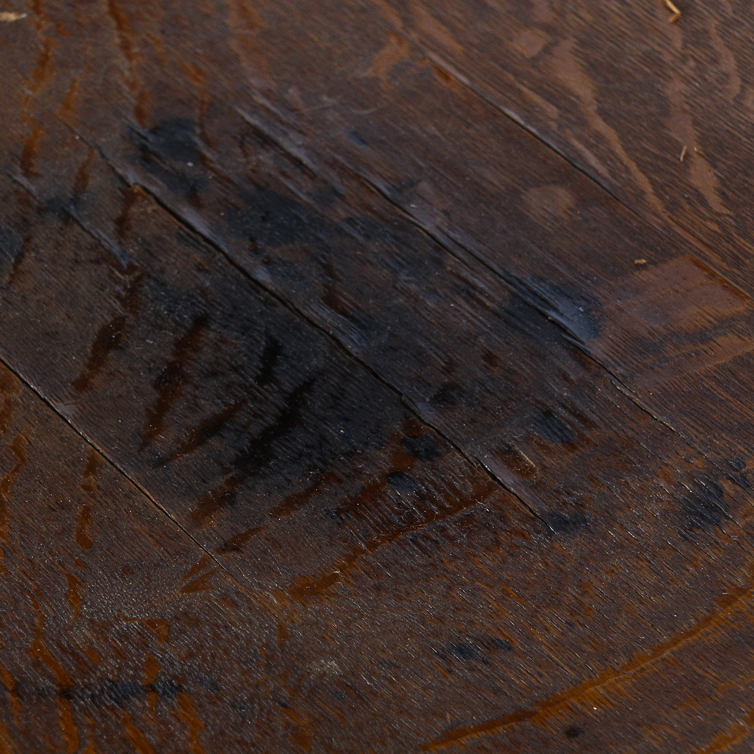 Antique Quatersawn Oak Side Table