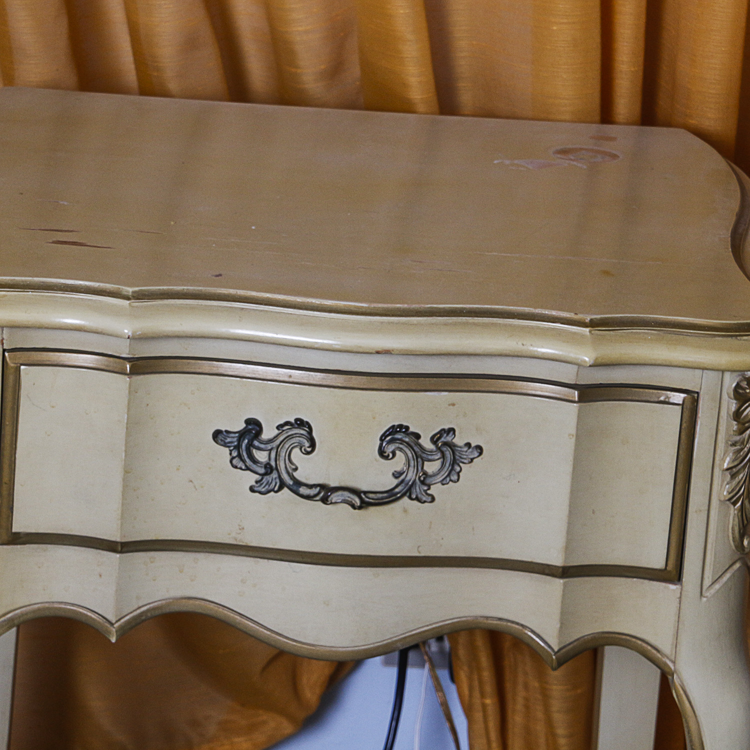 Vintage French Provincial Style Nightstand