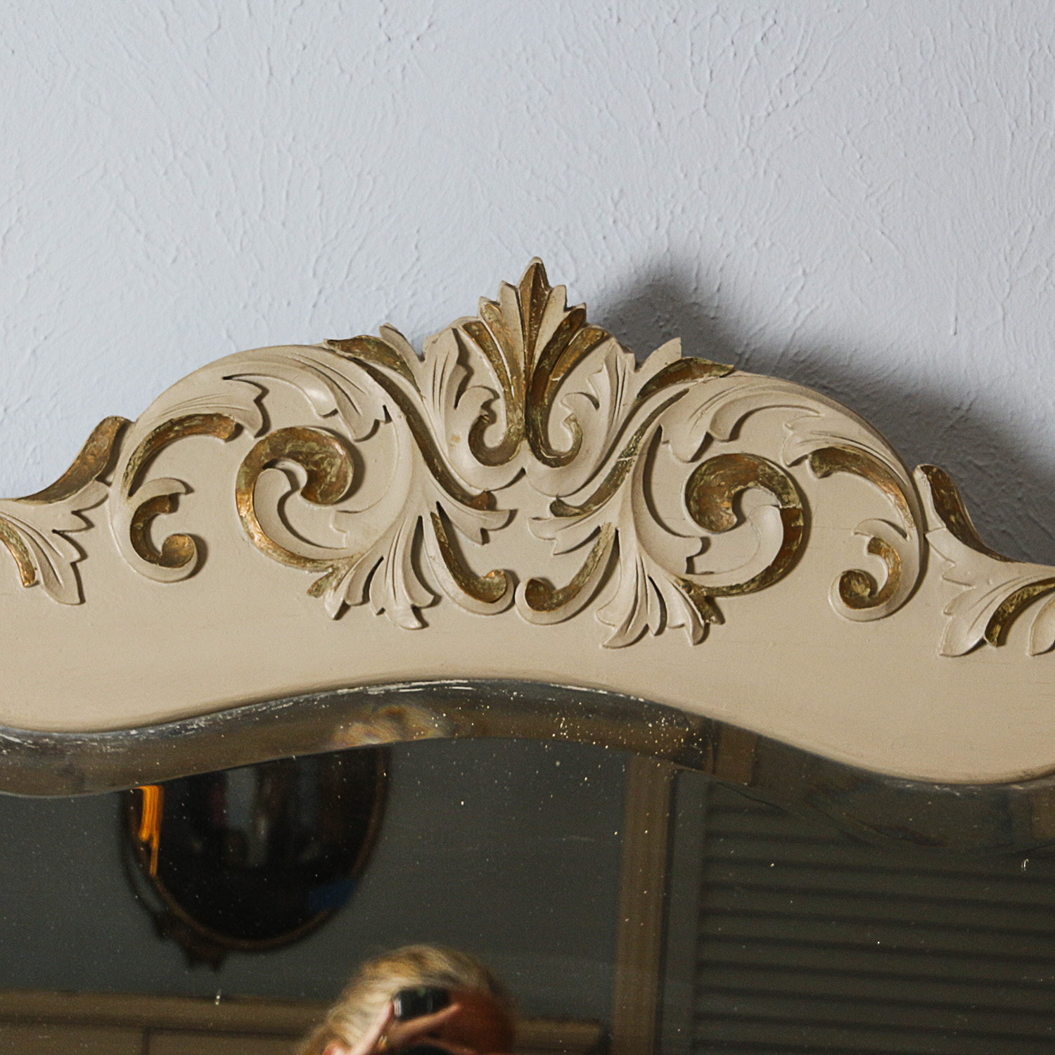 White Painted French Provincial Style Dresser