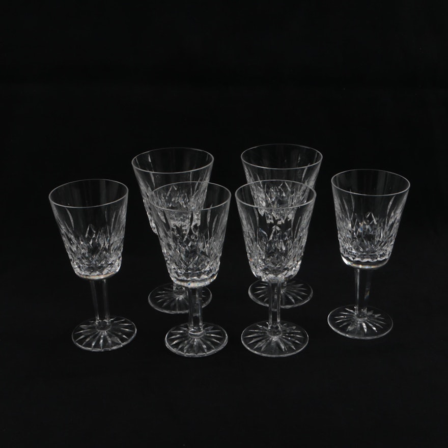 Waterford Crystal "Lismore" White Wine Glasses