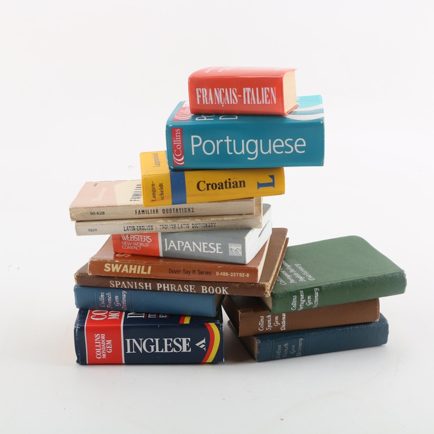 Foreign Language to English Dictionaries and Phrase Books