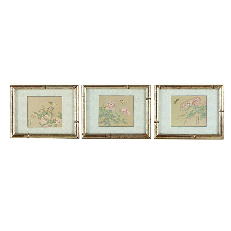 Three Chinese Miniature Offset Lithographs