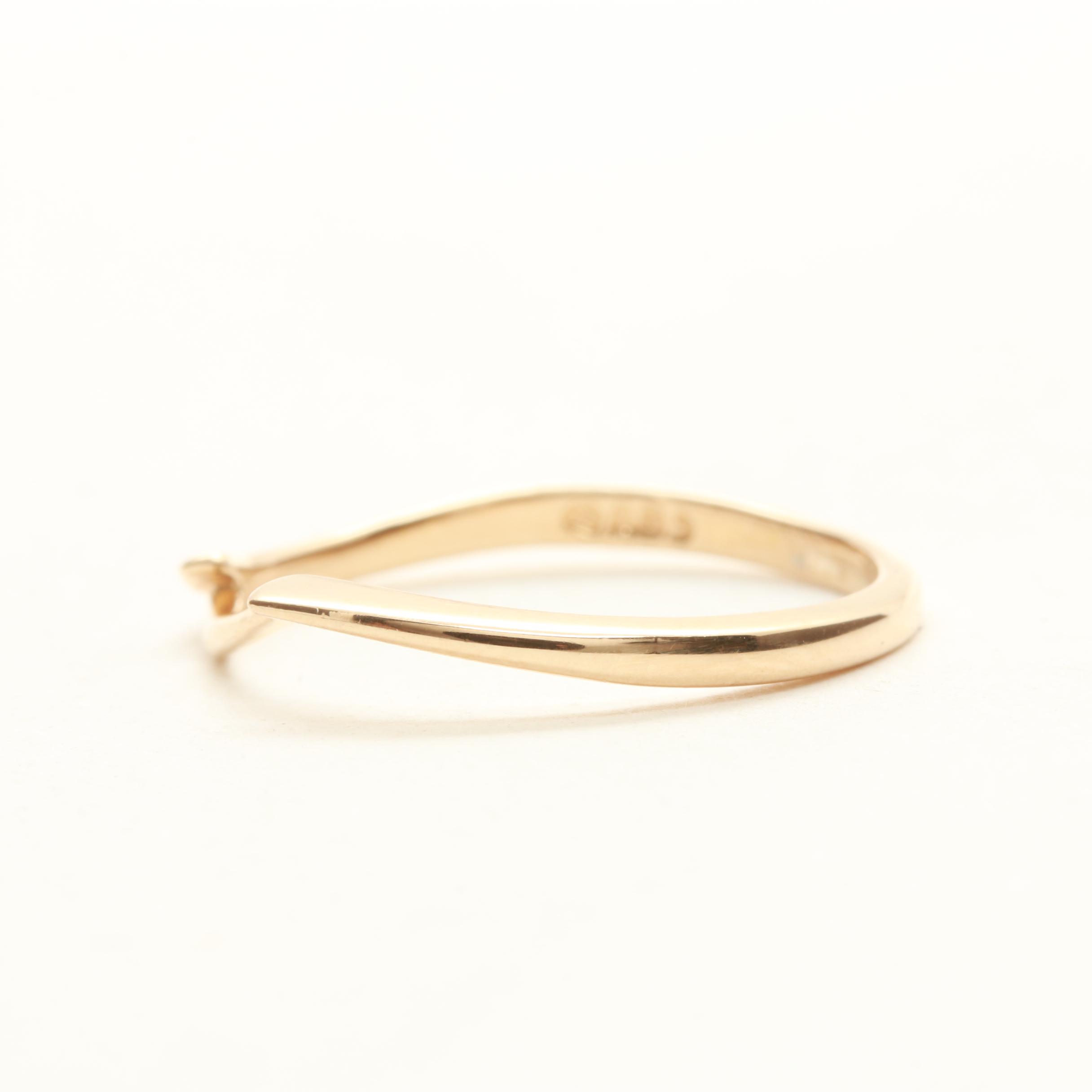 14K Yellow Gold Ring Guard