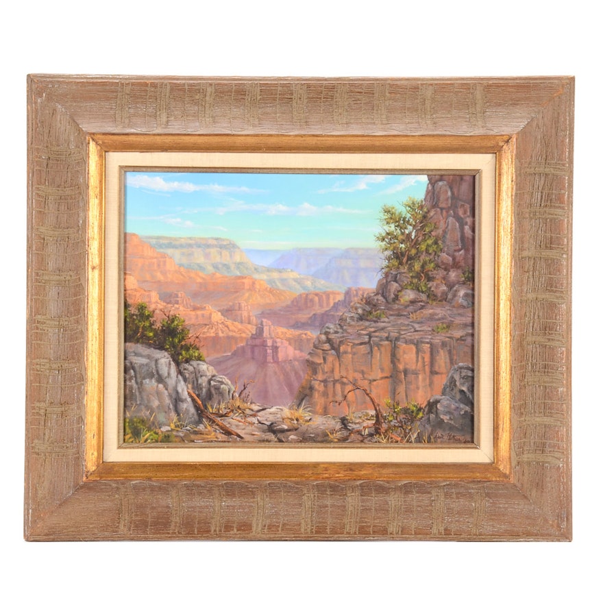 Dave Fletcher Oil Painting on Canvas of the Grand Canyon