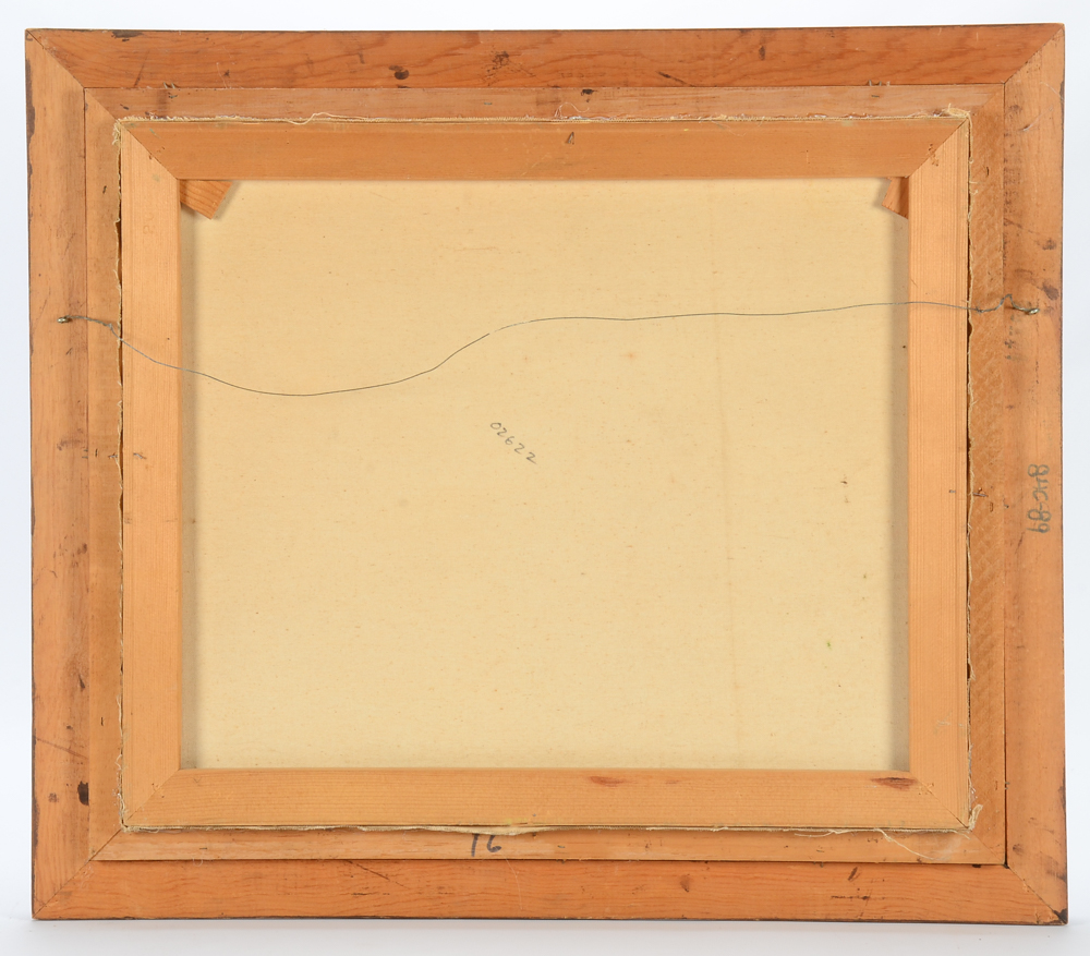 K. Beiber Vintage Oil Painting on Canvas