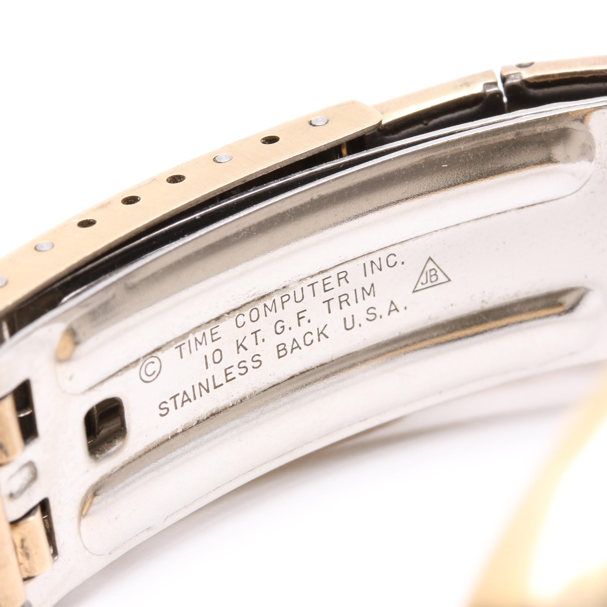 Pulsar Gold Tone L.E.D. Time Computer Watch Selection