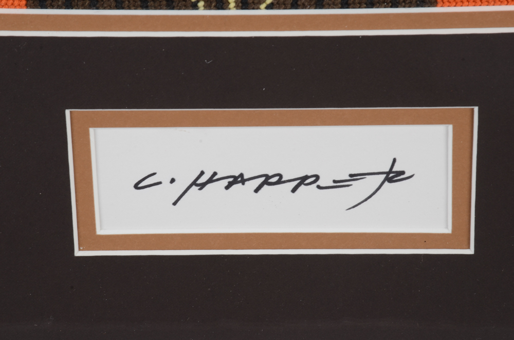 Richard Gegner Signed Needlepoint after Charley Harper "October Edibles"