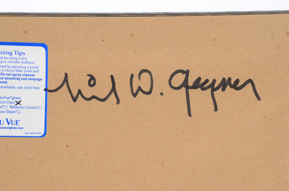 Richard Gegner Signed Needlepoint after Charley Harper "October Edibles"