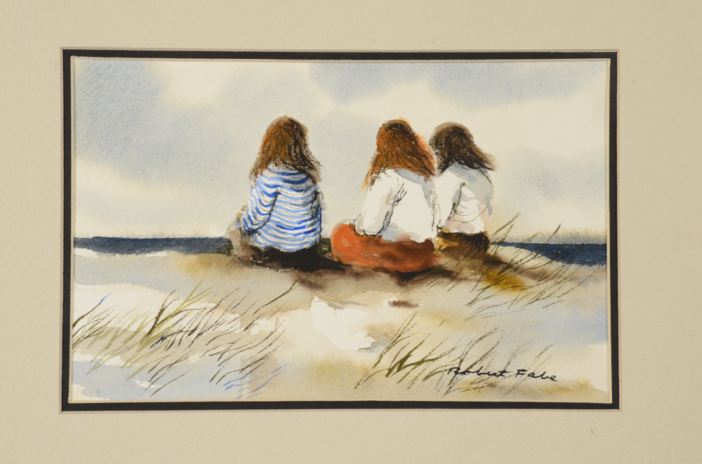 Robert Fabe Original Watercolor Painting