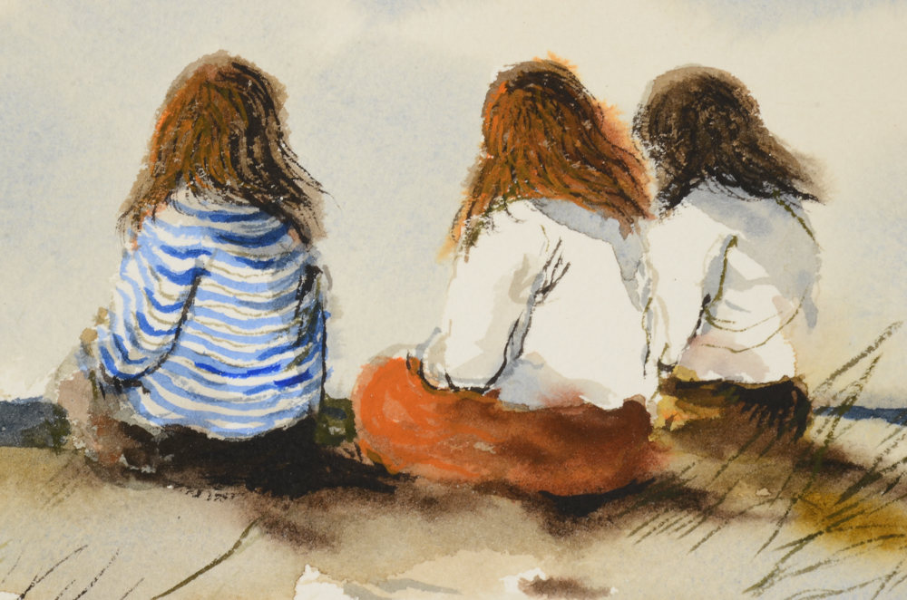 Robert Fabe Original Watercolor Painting