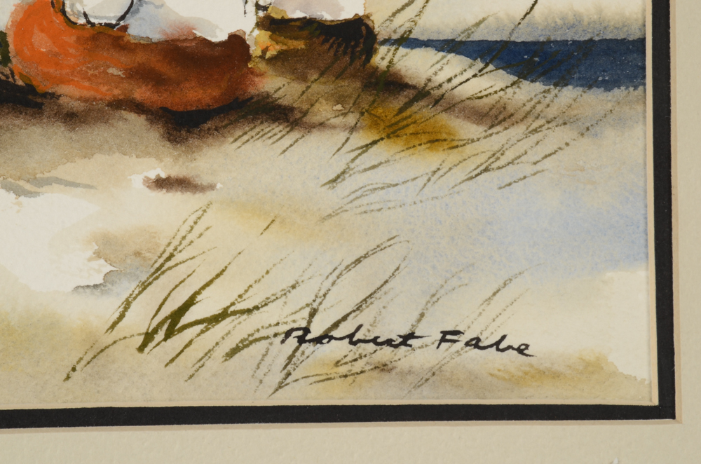 Robert Fabe Original Watercolor Painting