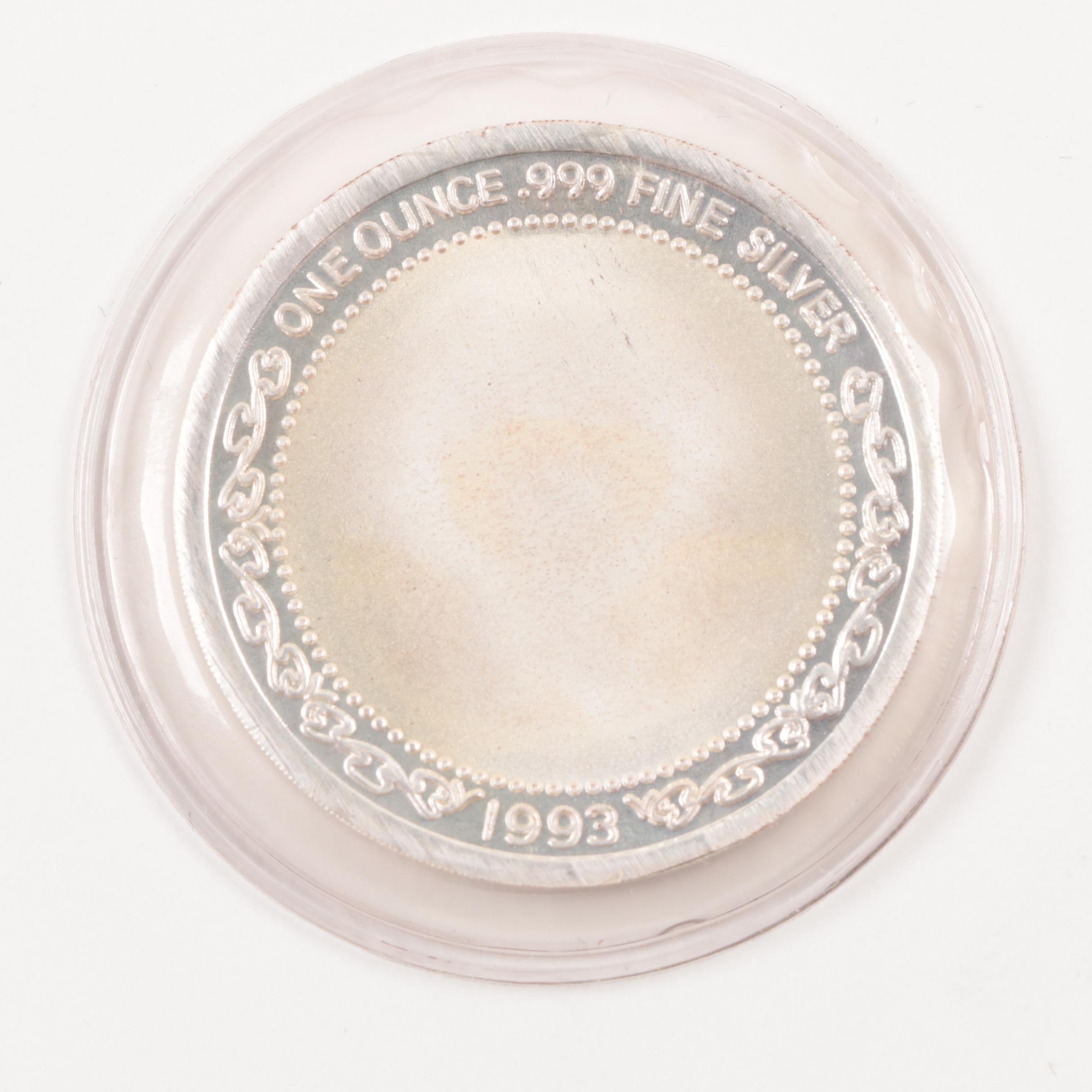 Three One Ounce Fine Silver Commemorative First Communion Medals