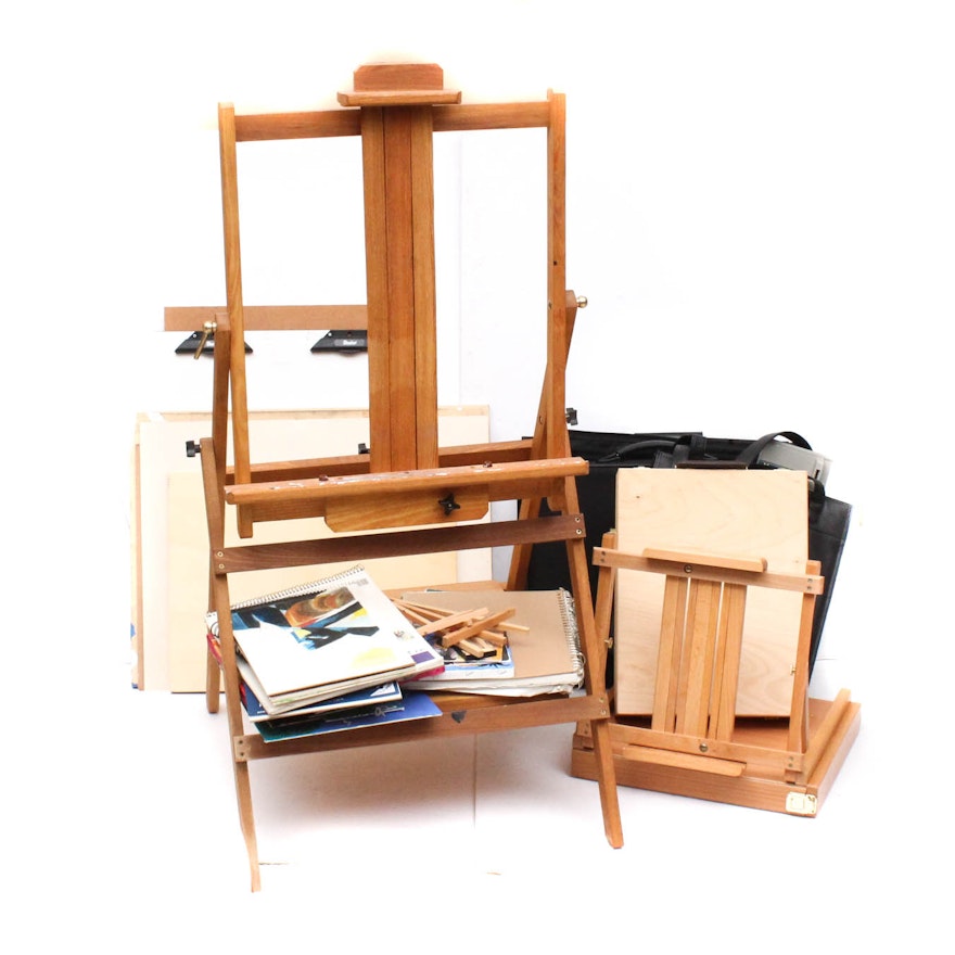 Portable Easels and Art Supplies