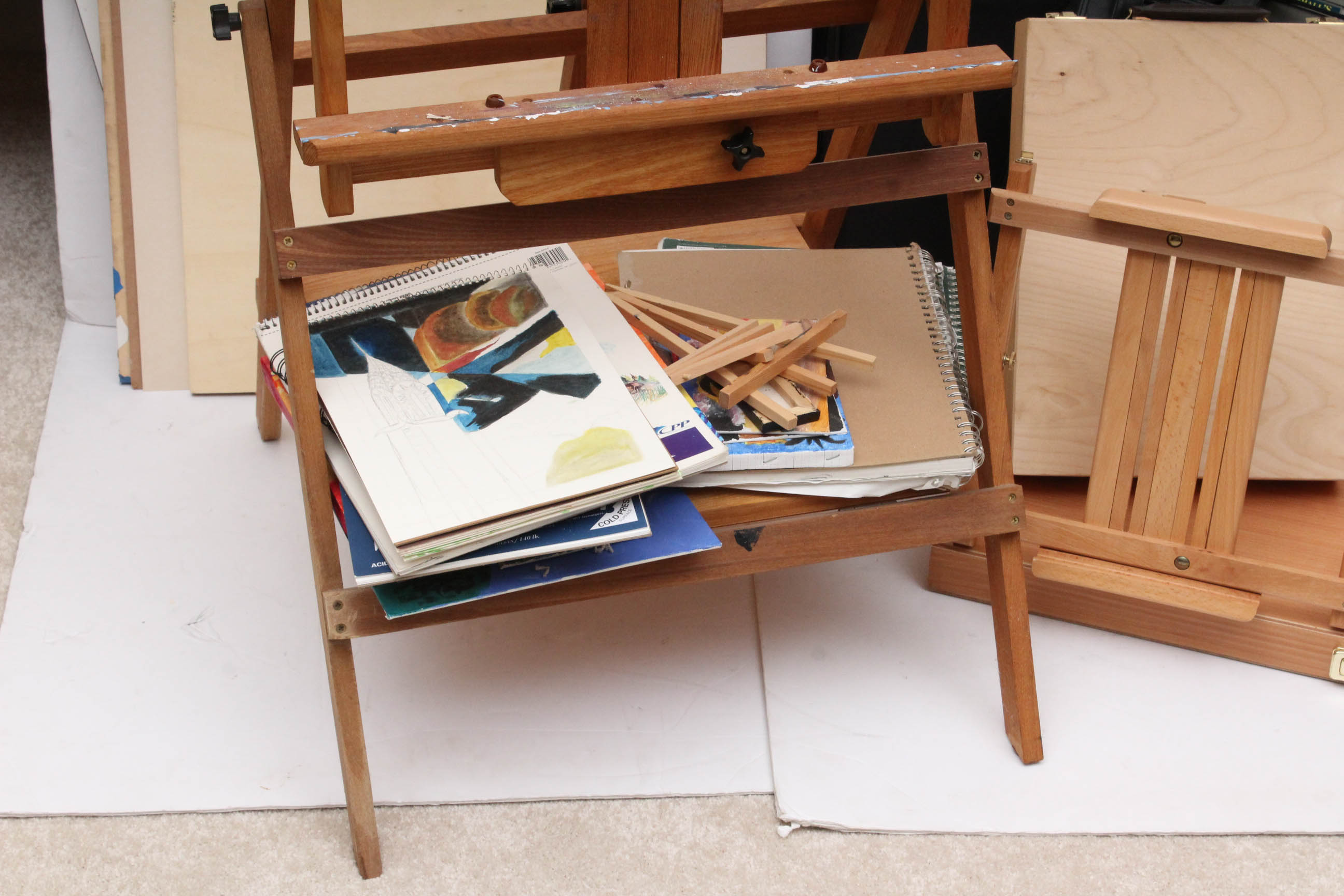Portable Easels and Art Supplies