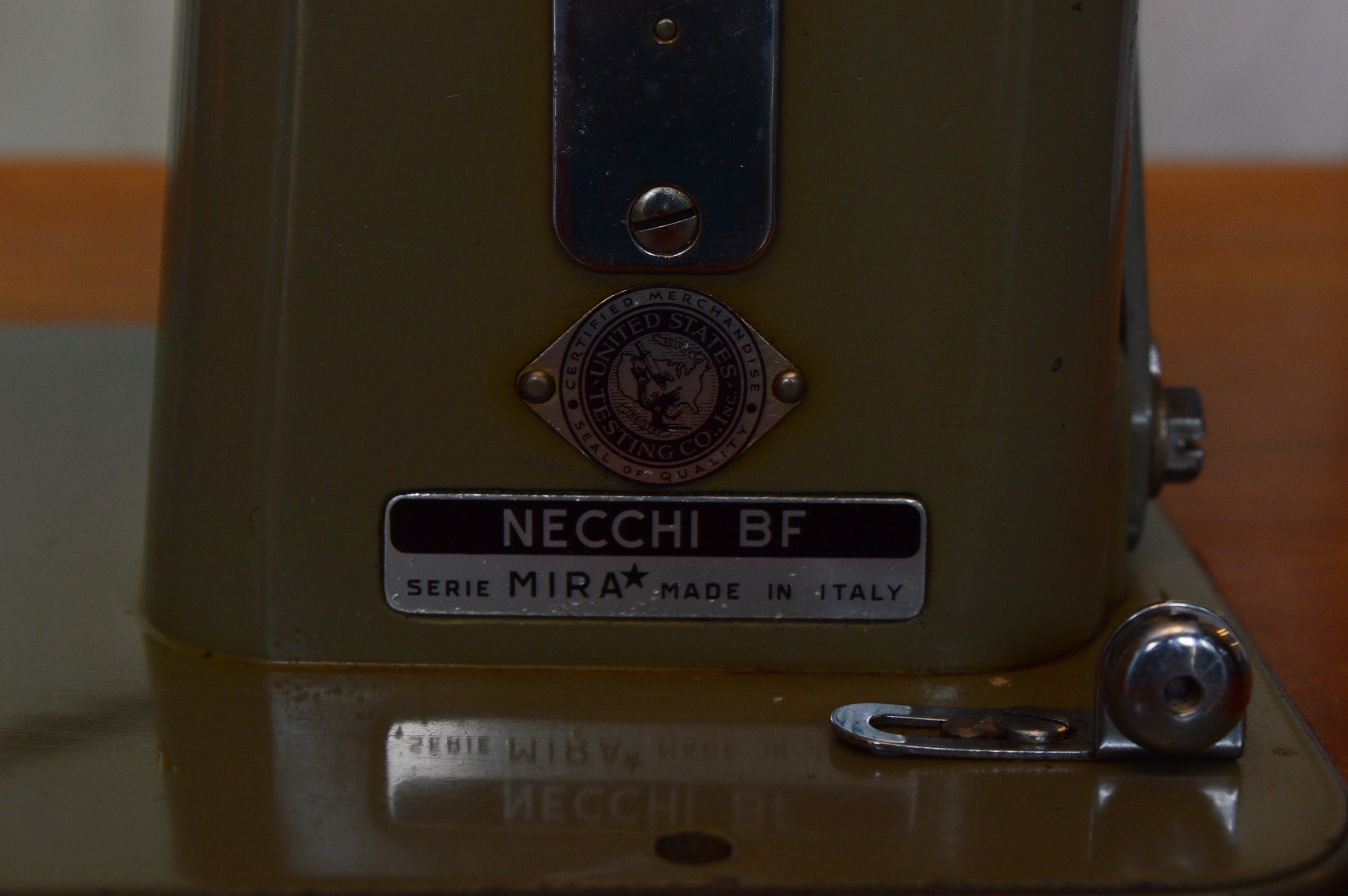 Necchi Sewing Machine with Table