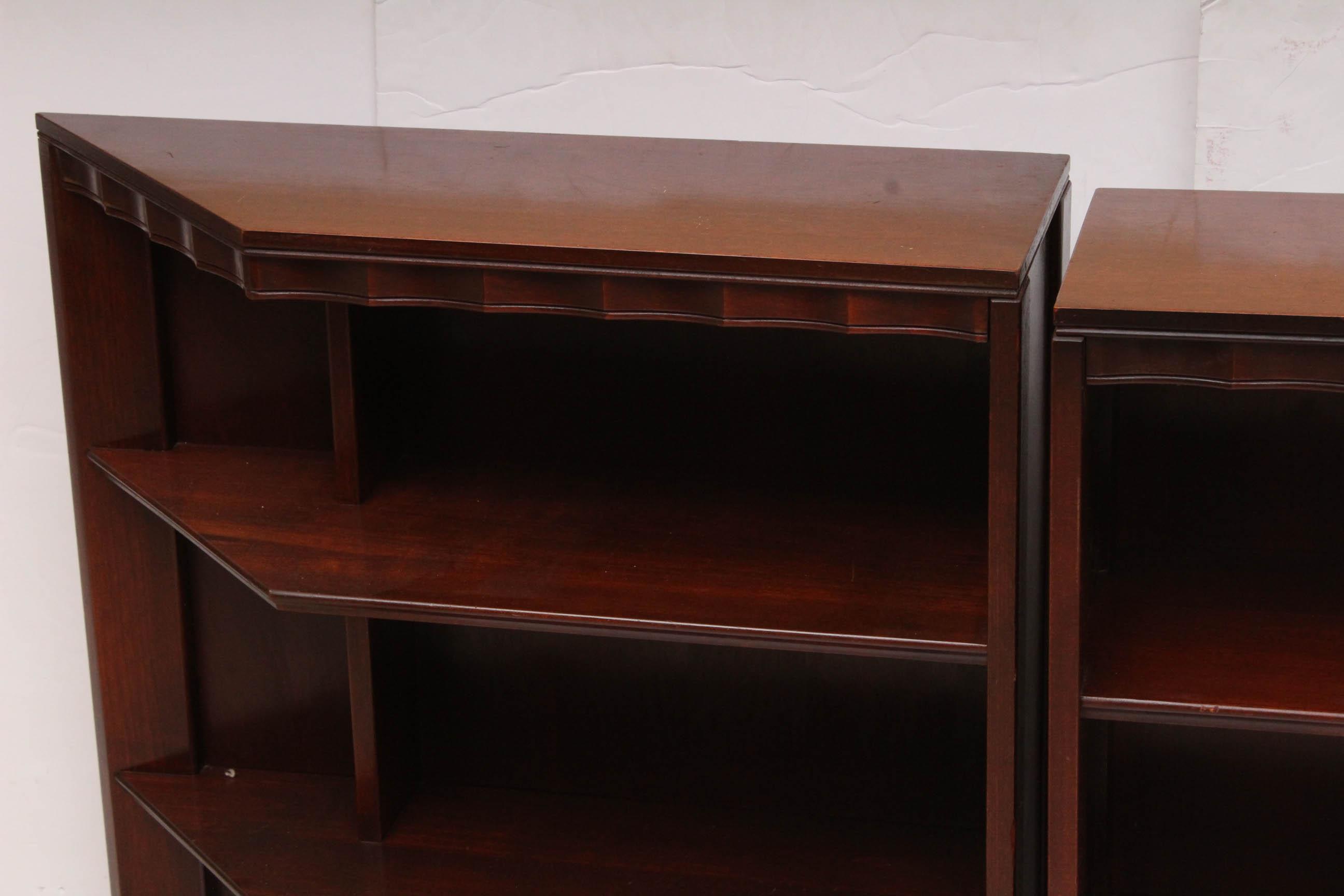 Mahogany Bookshelves