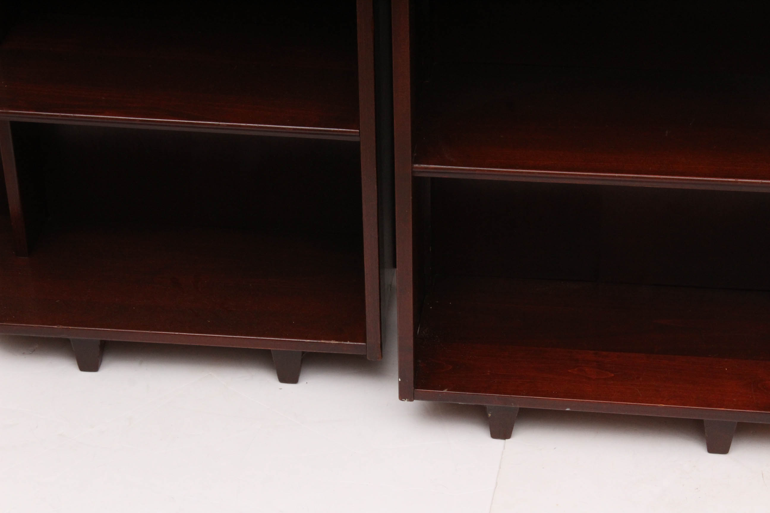 Mahogany Bookshelves