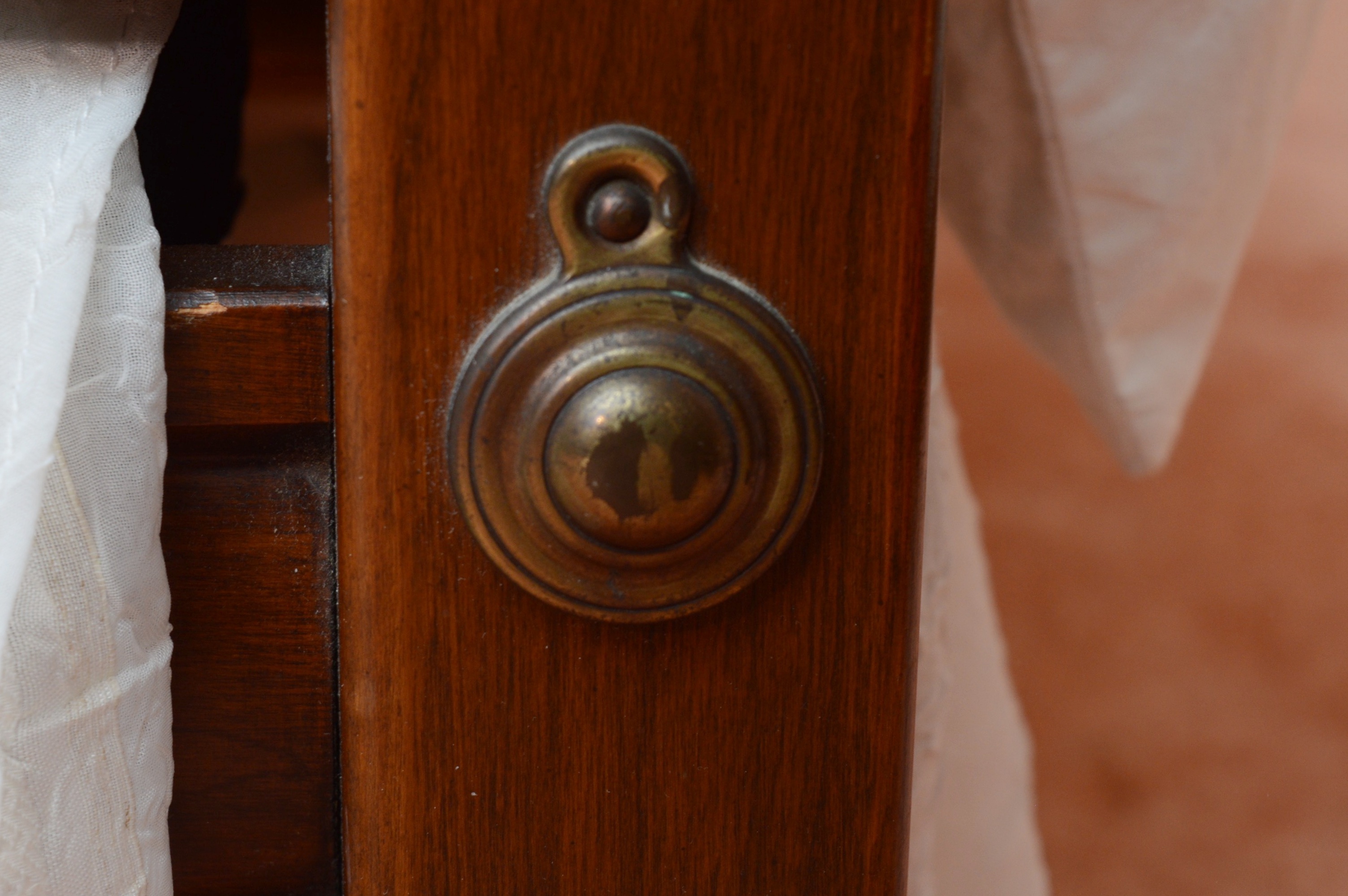 Pair of Solid Cherry Wood Twin Bed Frames