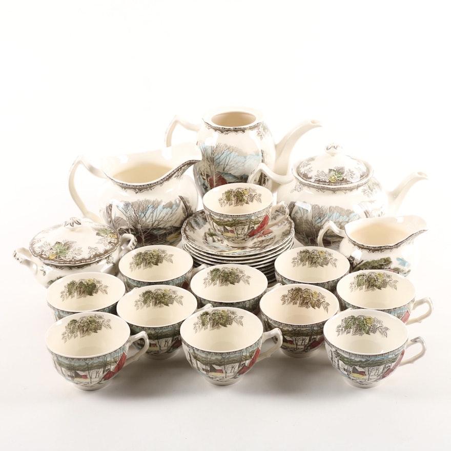 Johnson Brothers "The Friendly Village" Tea and Coffee Set