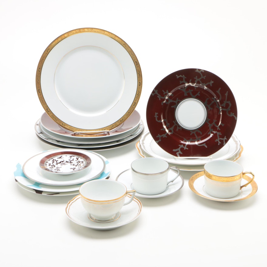 Raynaud Limoges Porcelain Dinnerware Including "Marie Antoinette"