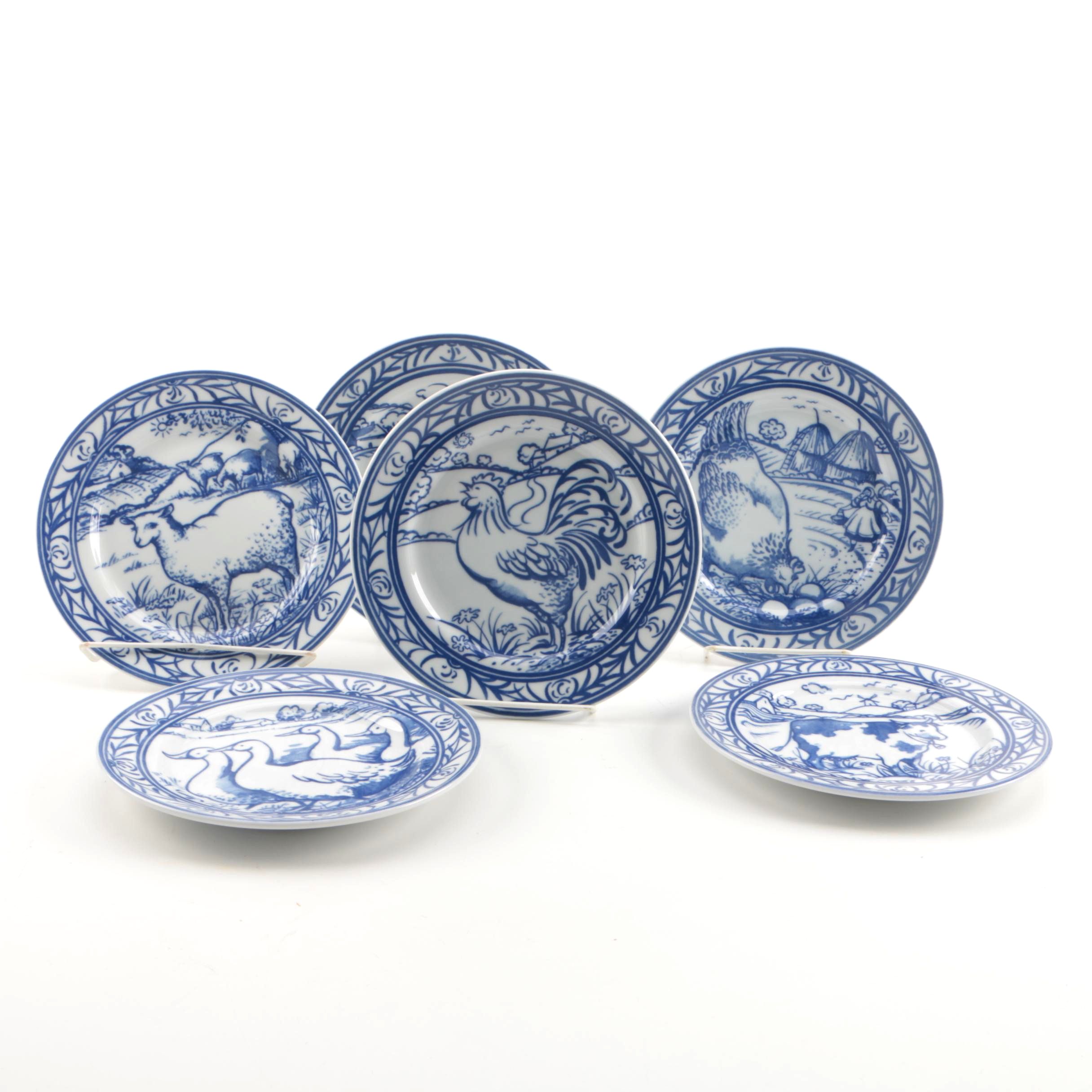 Williams-Sonoma "Brittany" Salad Plate Set