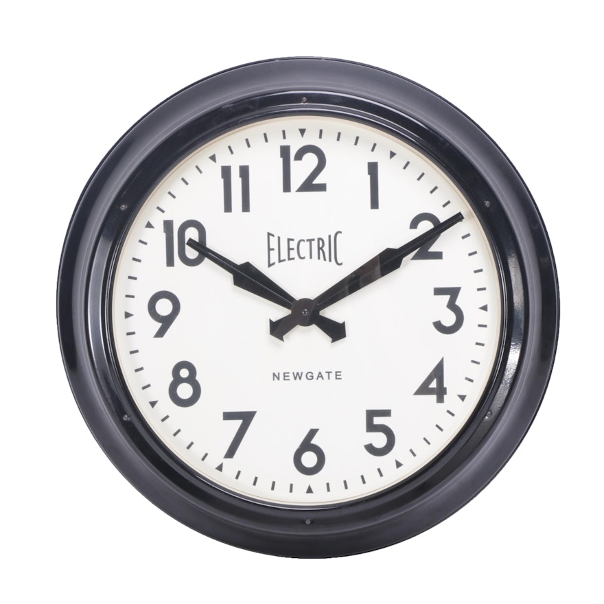 Large Electric Newgate Wall Clock