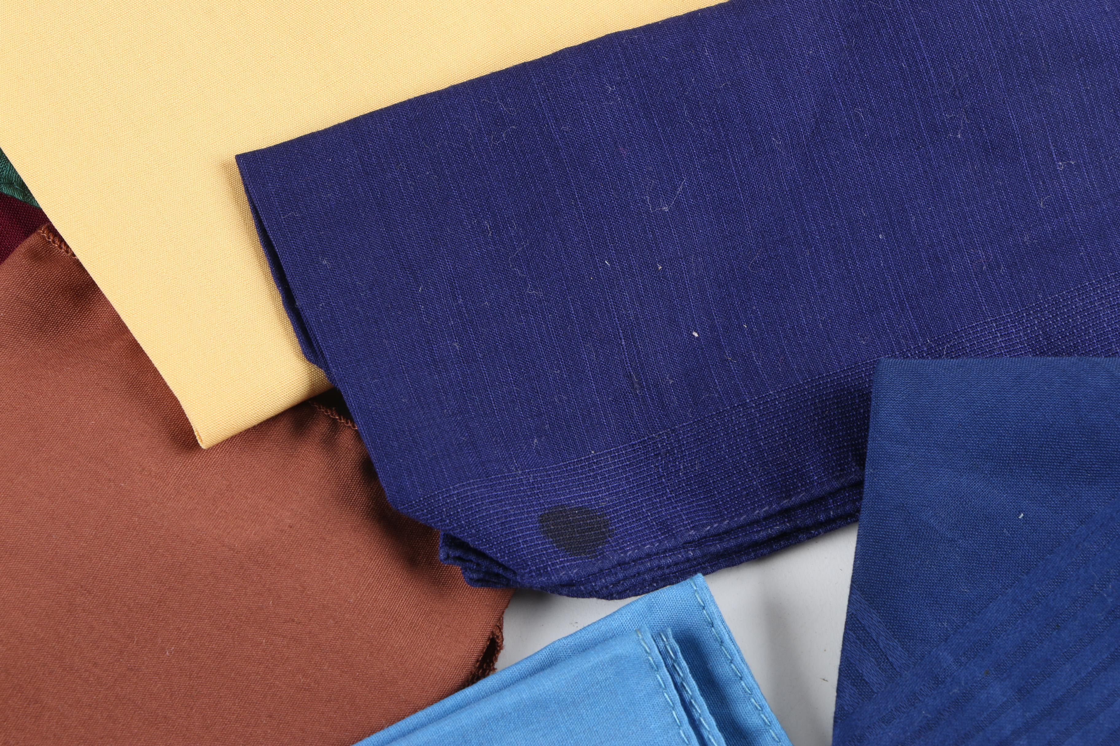 Men's Vintage Handkerchiefs Including Fabrini