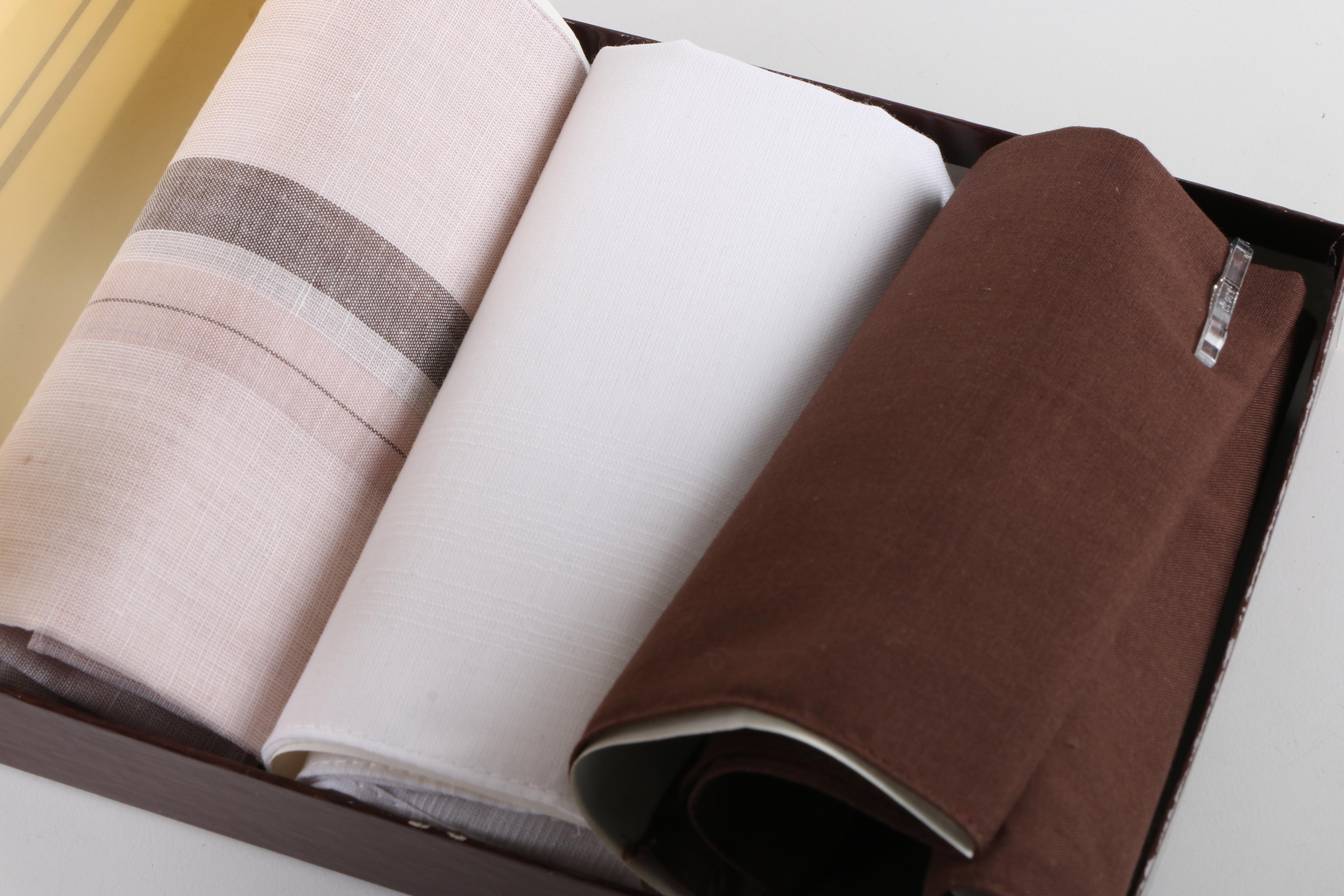 Men's Vintage Handkerchiefs Including Fabrini