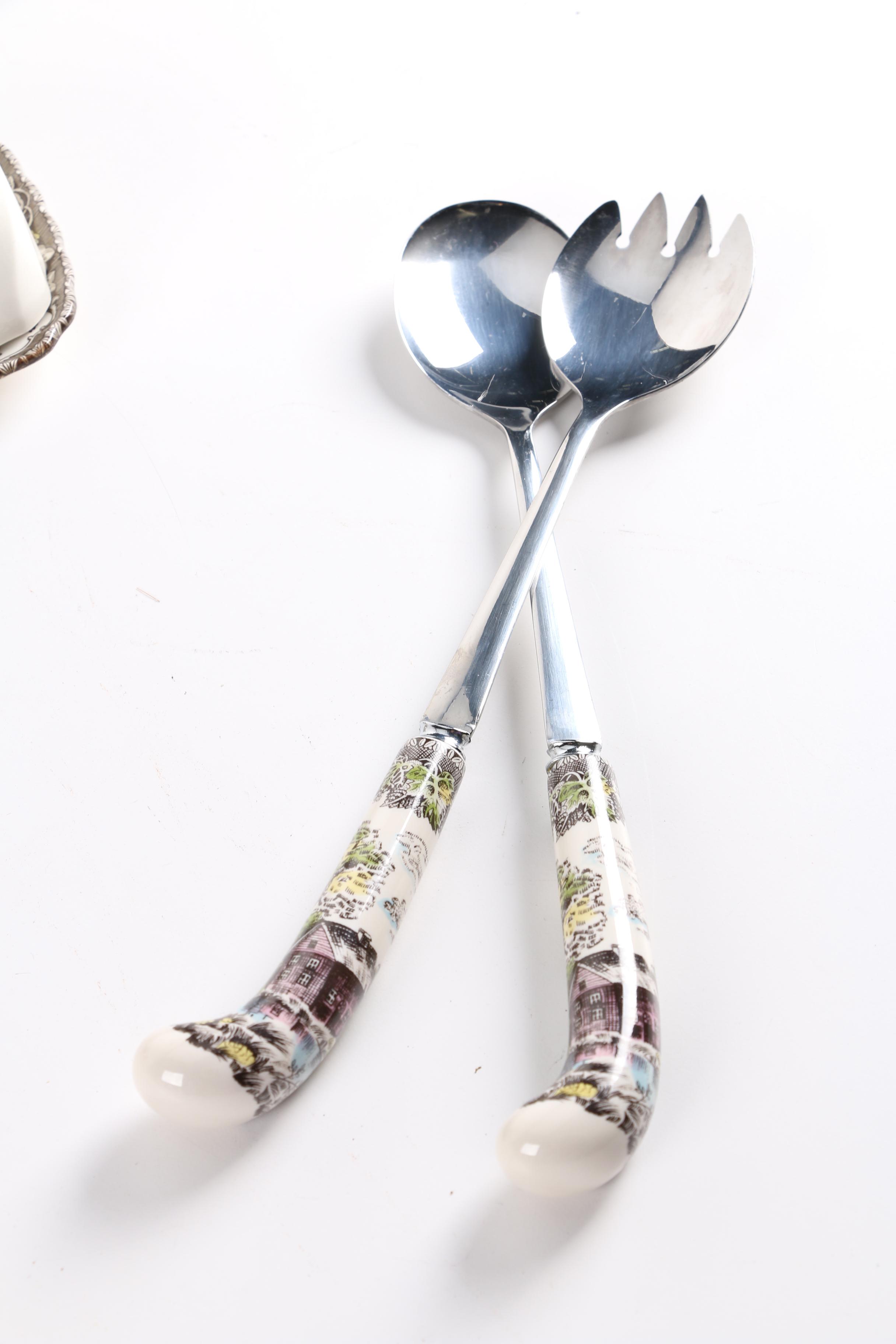 Johnson Brothers "Friendly Village" Earthenware Serveware