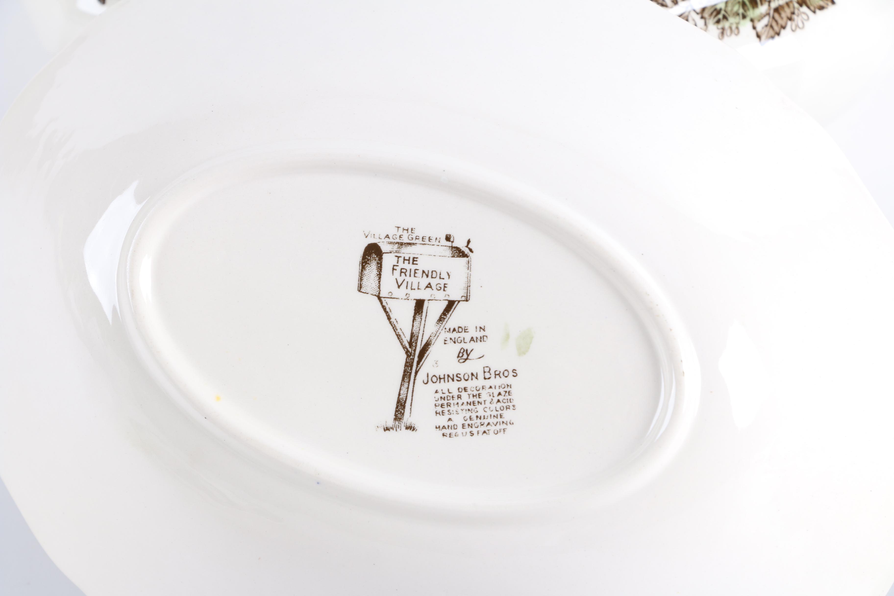 Johnson Brothers "Friendly Village" Earthenware Serveware