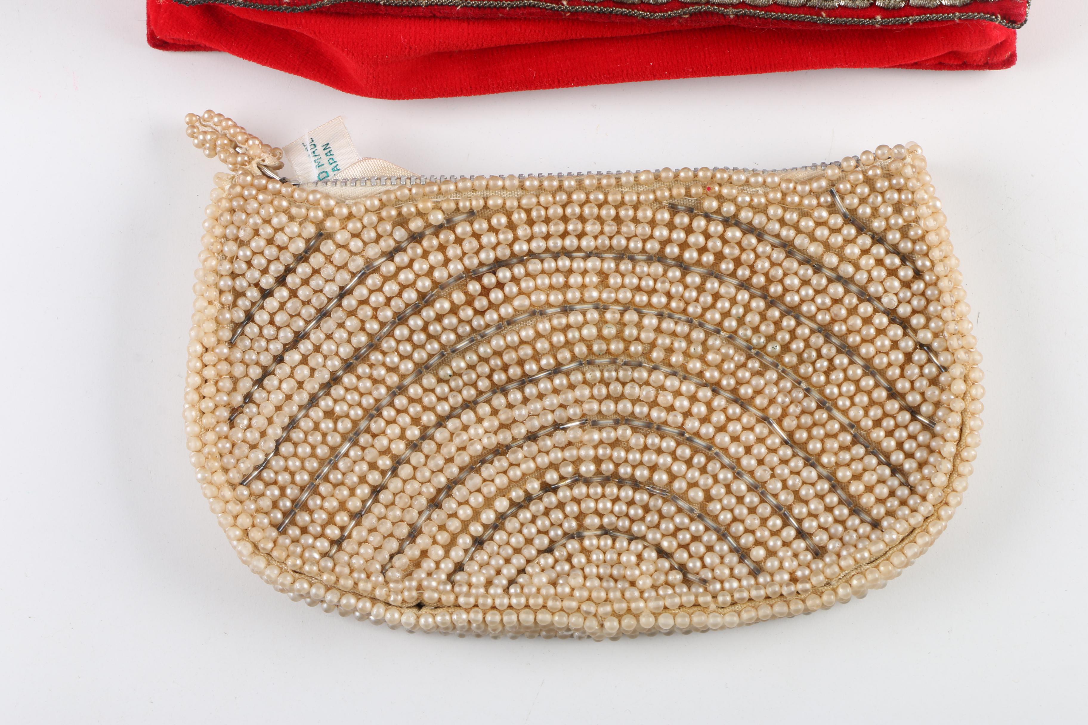 Vintage Evening Bags Featuring Starlite Metalwork Embroidery and Beading
