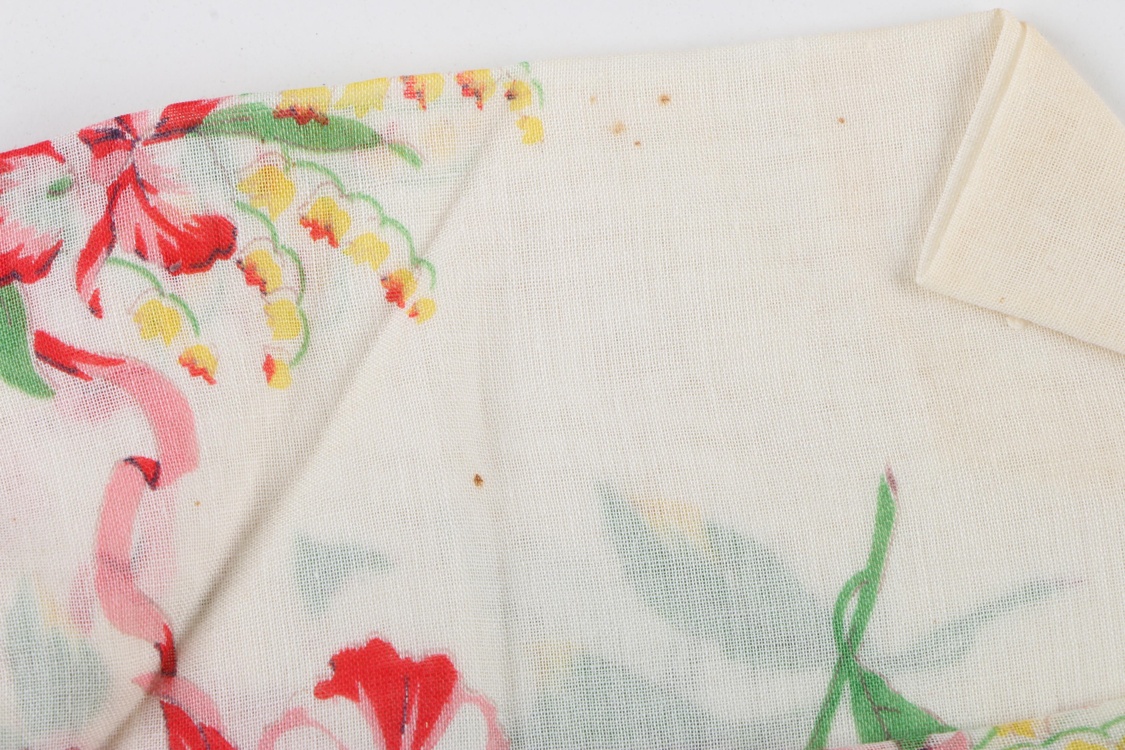 Women's Vintage Handkerchiefs Including Crochet, Embroidery and Floral Prints