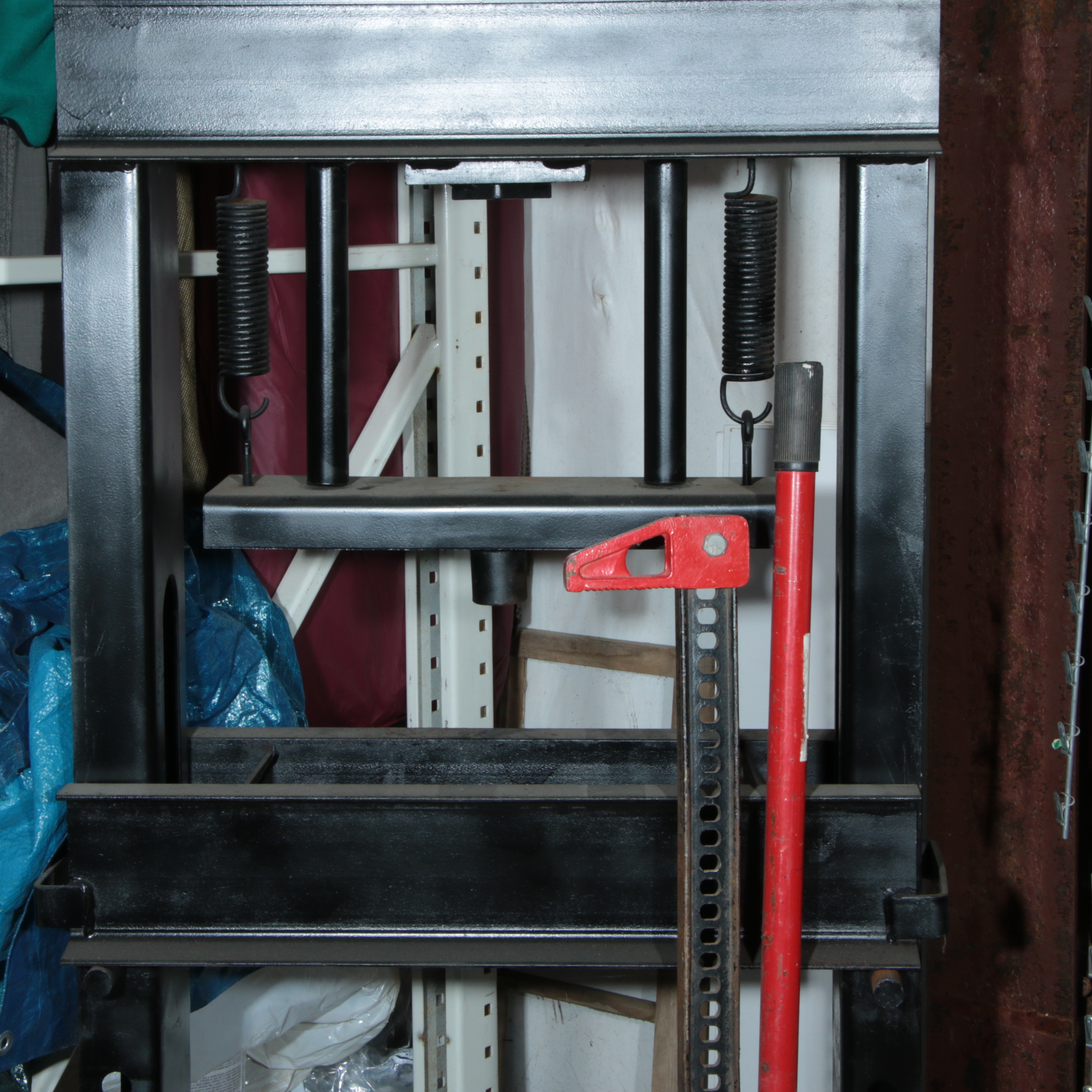 Standing Press, Bench Vise, Railroad Track Jacks and More