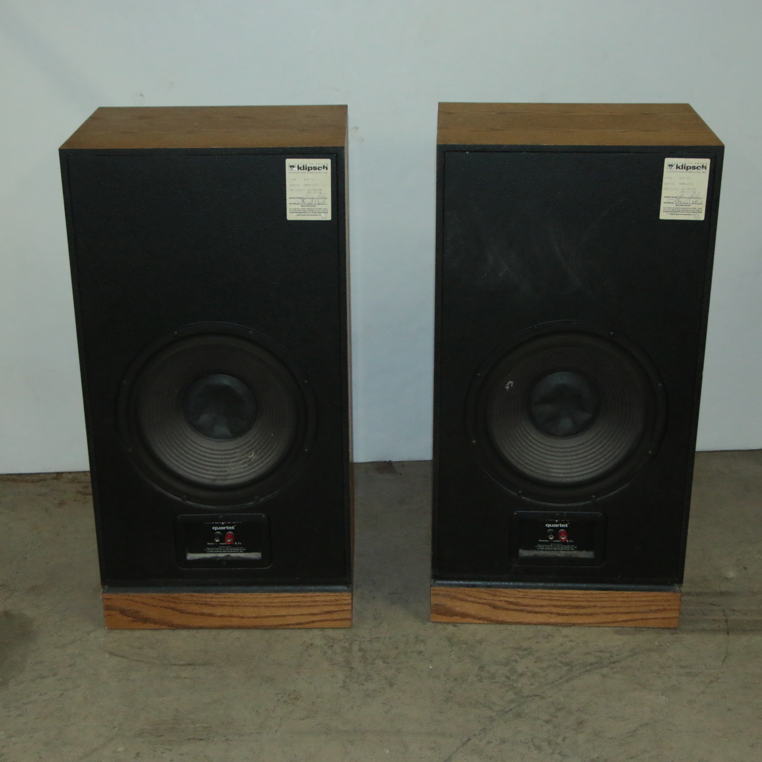 Vintage Klipsch Quartet Floorstanding Speakers