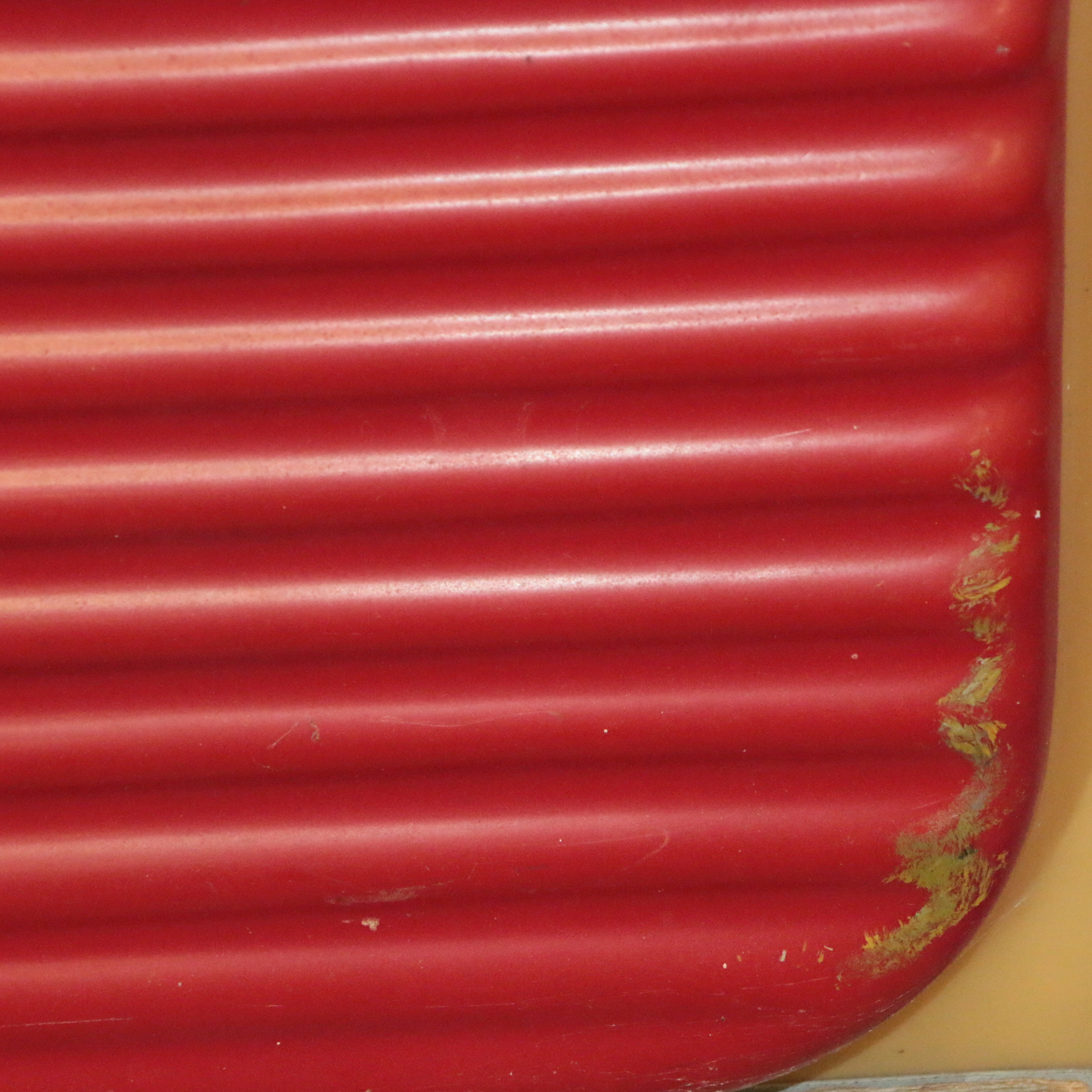 Vintage Plastic Shell Station Sign