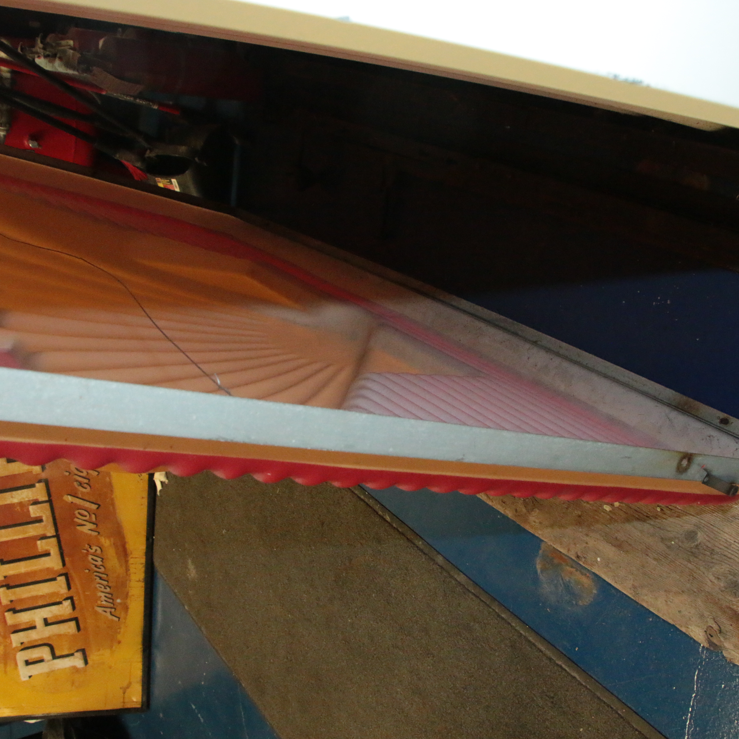 Vintage Plastic Shell Station Sign