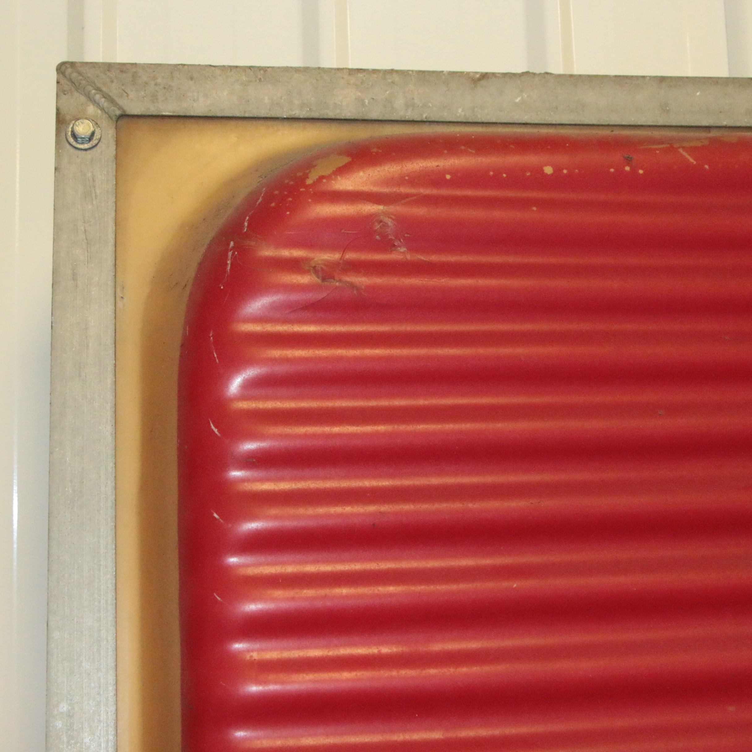 Vintage Plastic Shell Station Sign