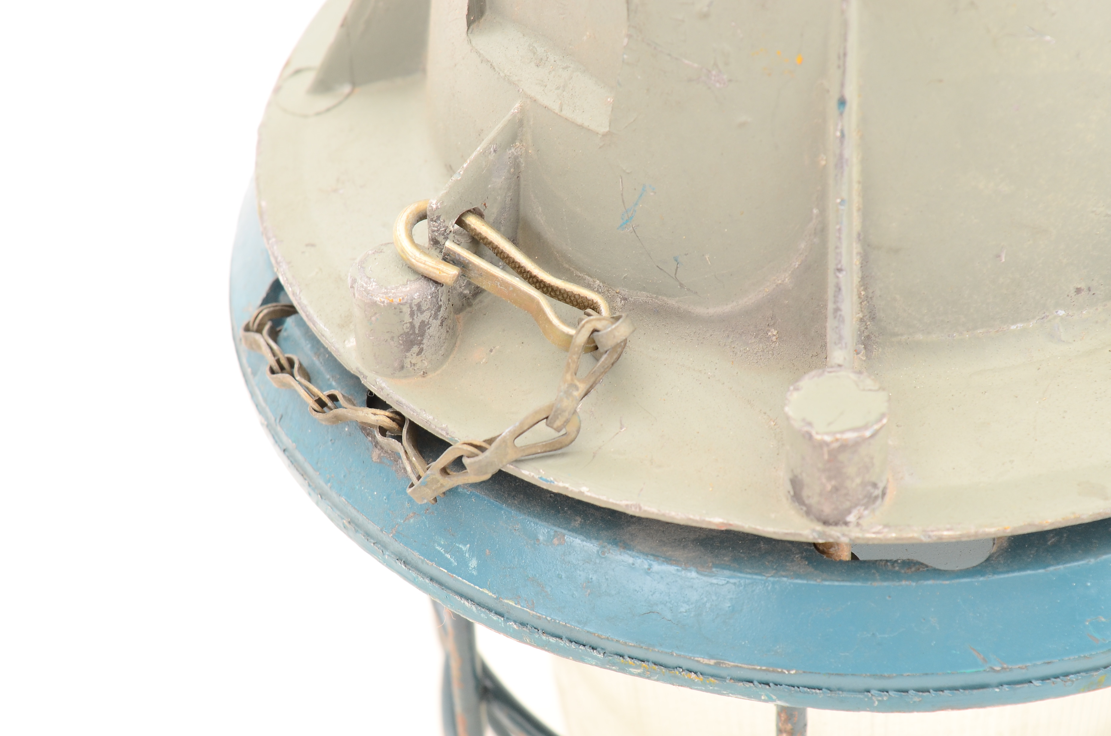 Russian Industrial Hanging Cage Light