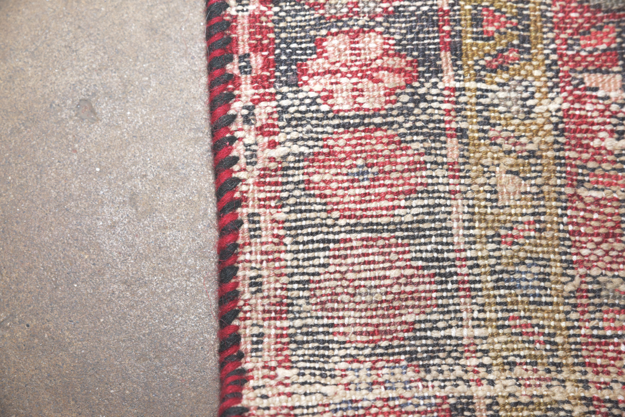 Hand-Knotted Persian Lamberan Wool Carpet Runner